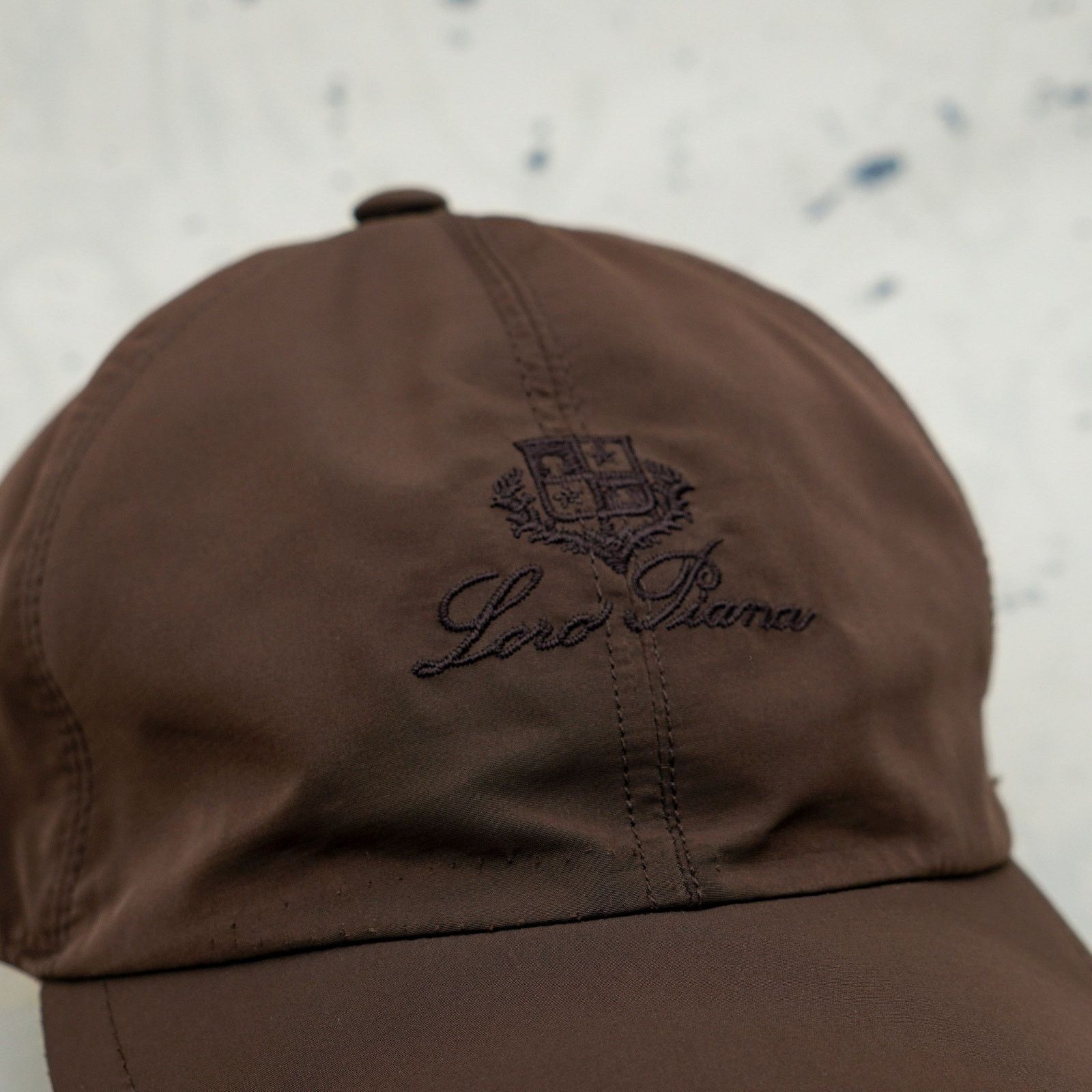 Loro Piana Loro piana storm system rich brown logo baseball cap hat Size ONE SIZE - 4 Thumbnail