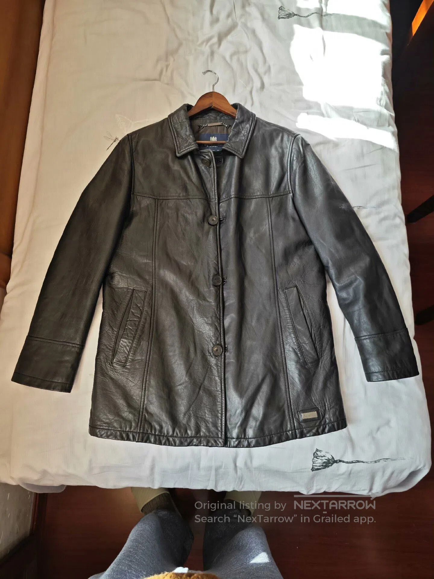 Aquascutum Black Aquascutum Sheepskin Leather Jacket. Size US M / EU 48-50 / 2 - 2 Thumbnail