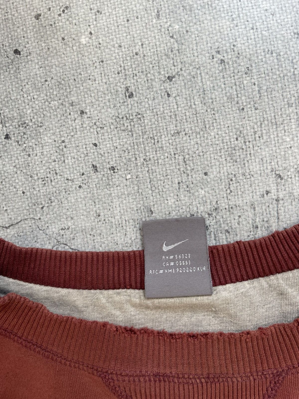 Nike × Vintage 🔥CRAZY Nike Vintage Brown Distressed Sweatshirt🔥 Size US L / EU 52-54 / 3 - 6 Thumbnail