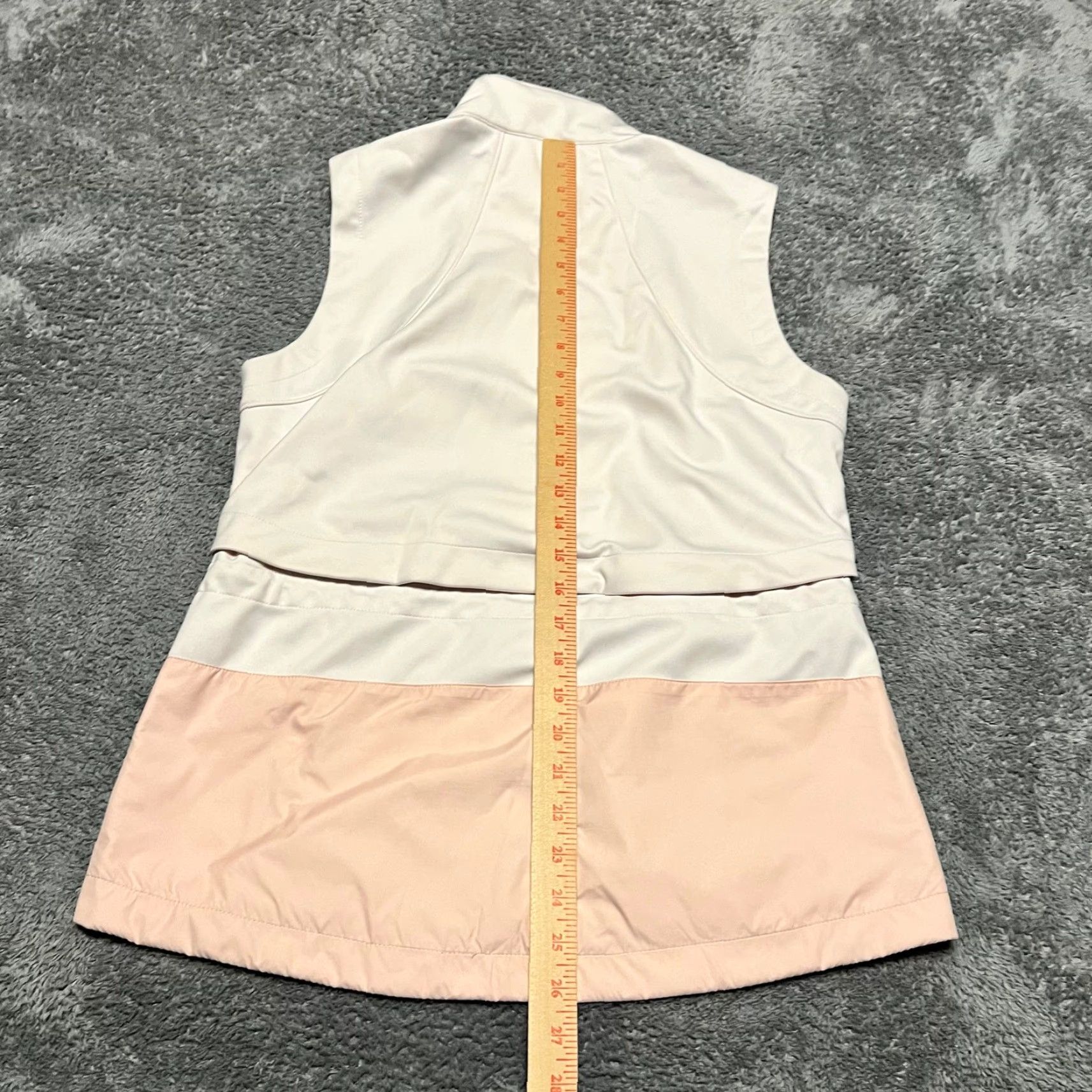 Pinko Zero Restriction Vest Womens Medium Full Zip Pink Sports Golf Athletic Vest Womens M Pink Size M / US 6-8 / IT 42-44 - 6 Thumbnail