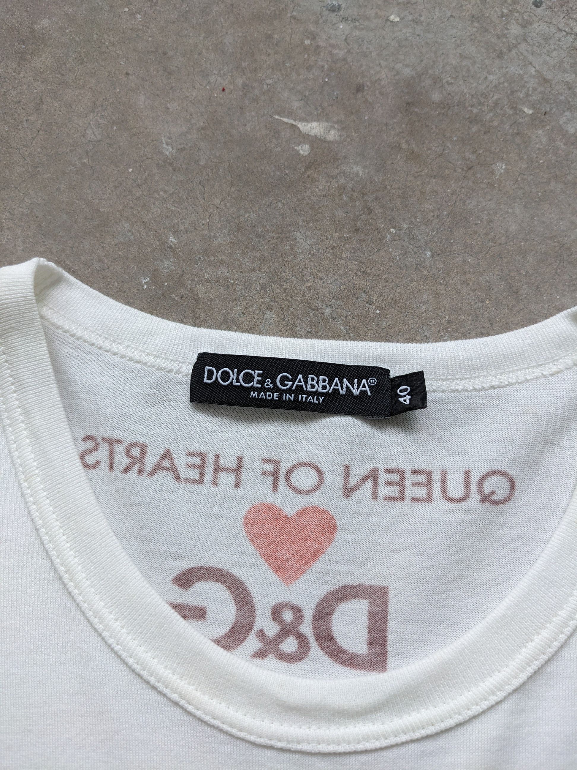 Dolce & Gabbana Vintage Dolce Gabbana Queen T Shirt Size S / US 4 / IT 40 - 4 Thumbnail