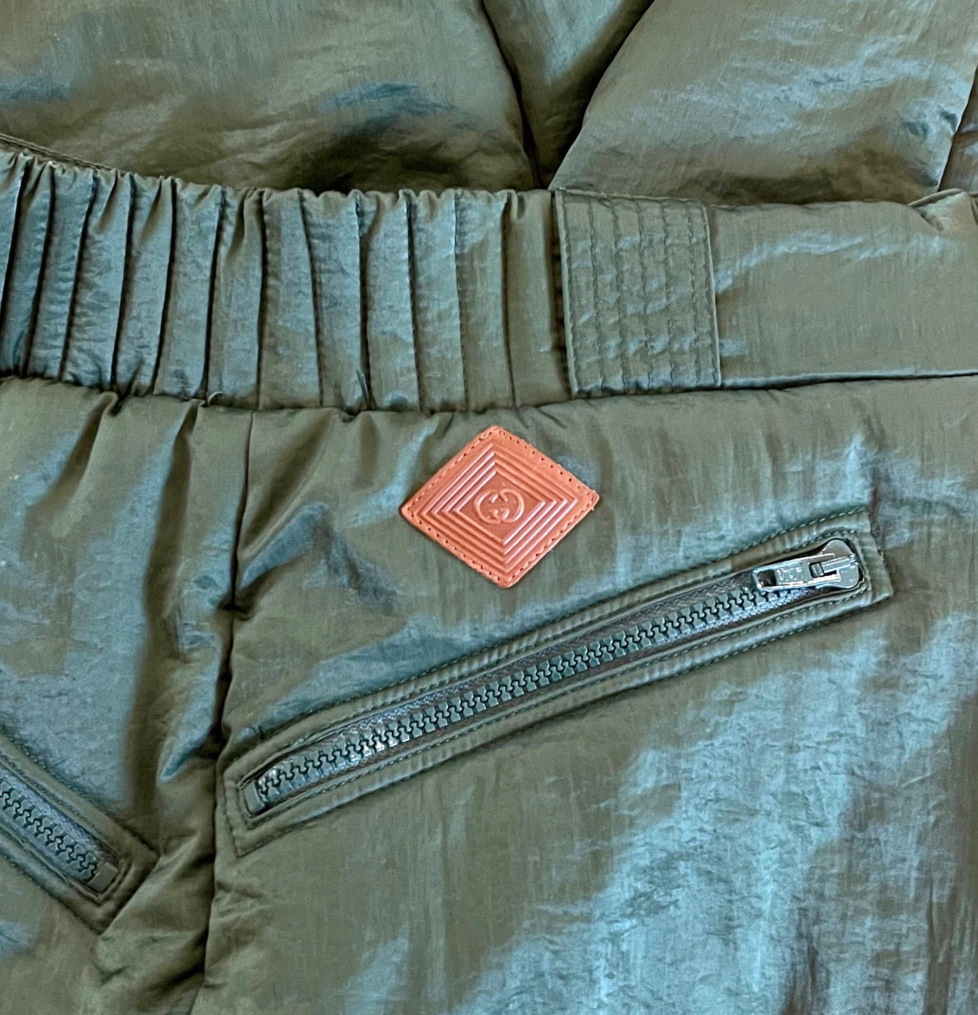 Gucci 1980’s Gucci Seafoam Green Snow Pants Size US 29 - 3 Thumbnail
