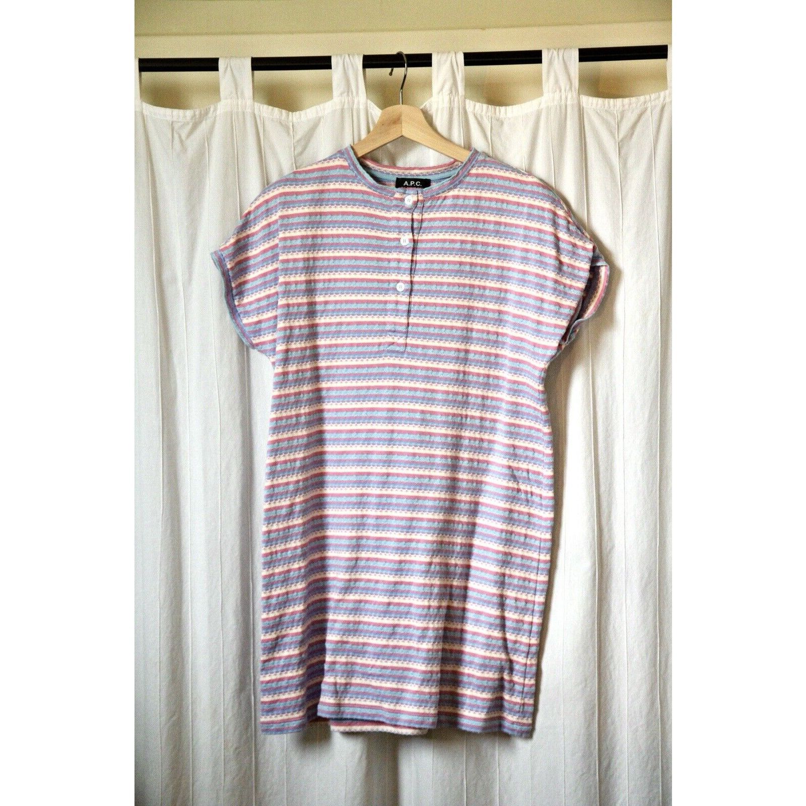 A.P.C. APC Ipanema Mini Dress XS Size XS / US 0-2 / IT 36-38 - 2 Thumbnail