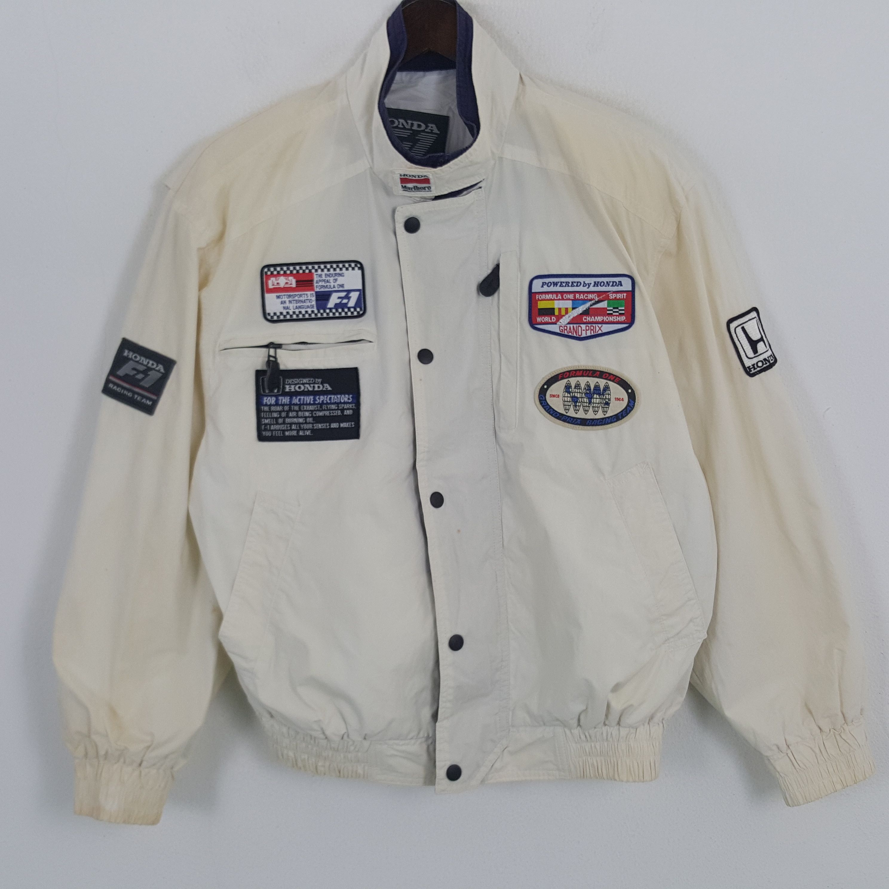 Honda Vintage Honda F1 Racing Team Bomber Jacket Size US M / EU 48-50 / 2 - 1 Thumbnail