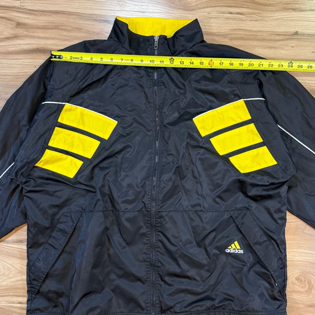 Adidas Adidas Men’s XL Black Yellow Track Jacket Pants Set Size US XL / EU 56 / 4 - 5 Thumbnail
