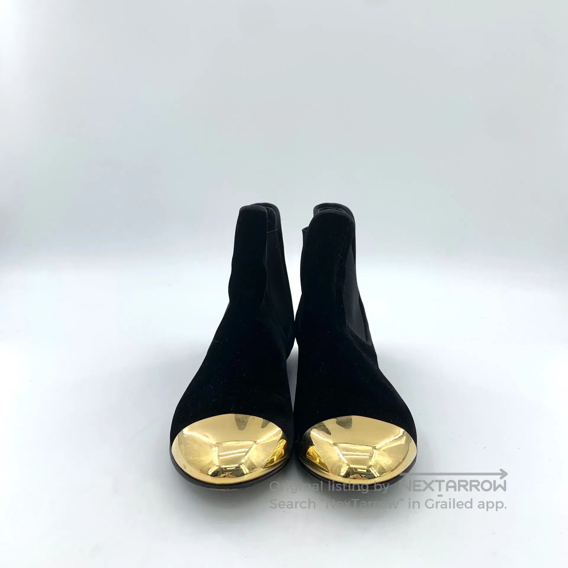 Loro Piana Loro Piana Black Velvet Casual Flat Short Boots| Size US 5.5 / IT 35.5 - 3 Thumbnail