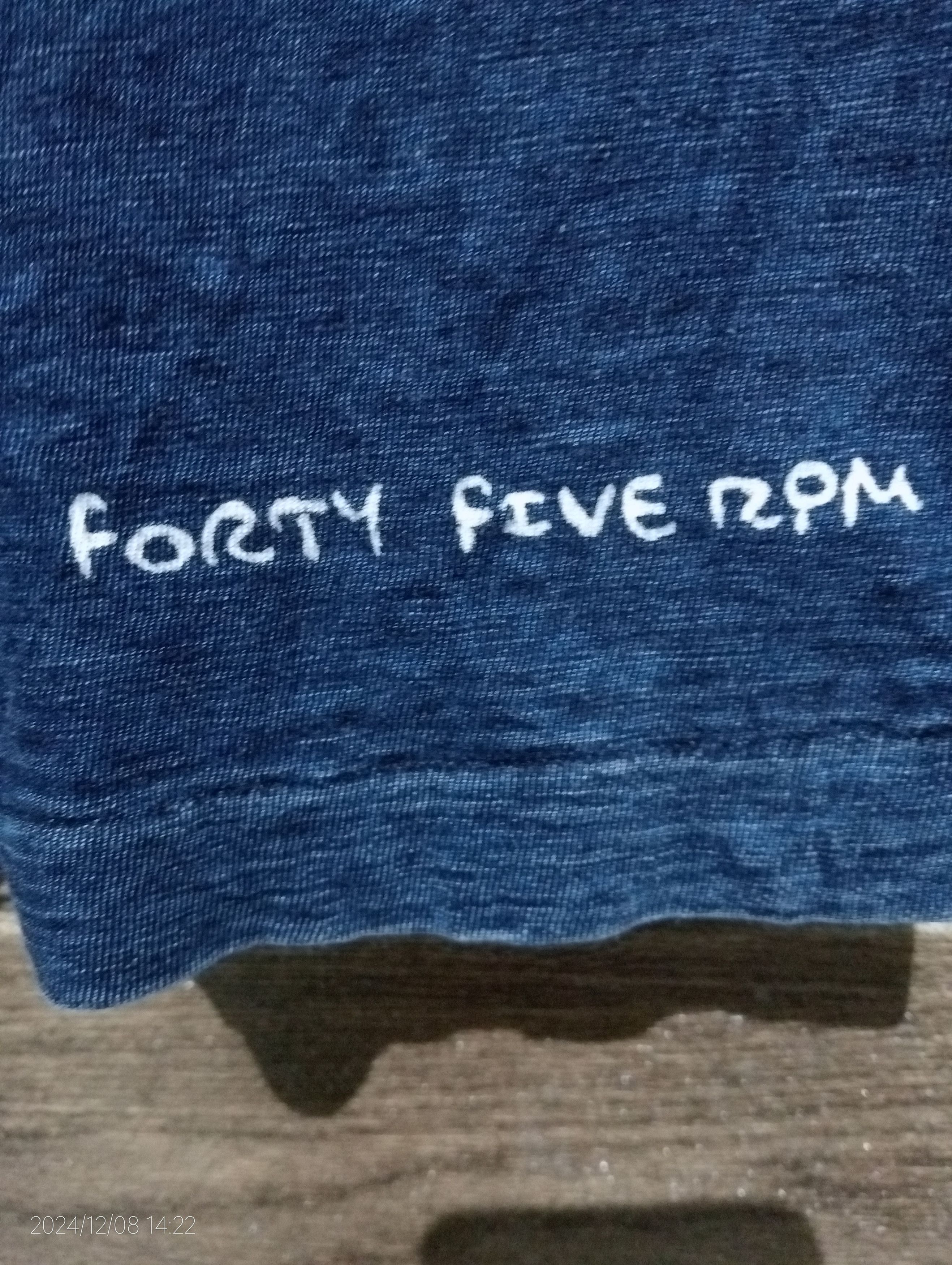 45rpm Vintage 45rpm Long Sleeve Tshirt Very Rare Size US M / EU 48-50 / 2 - 5 Thumbnail