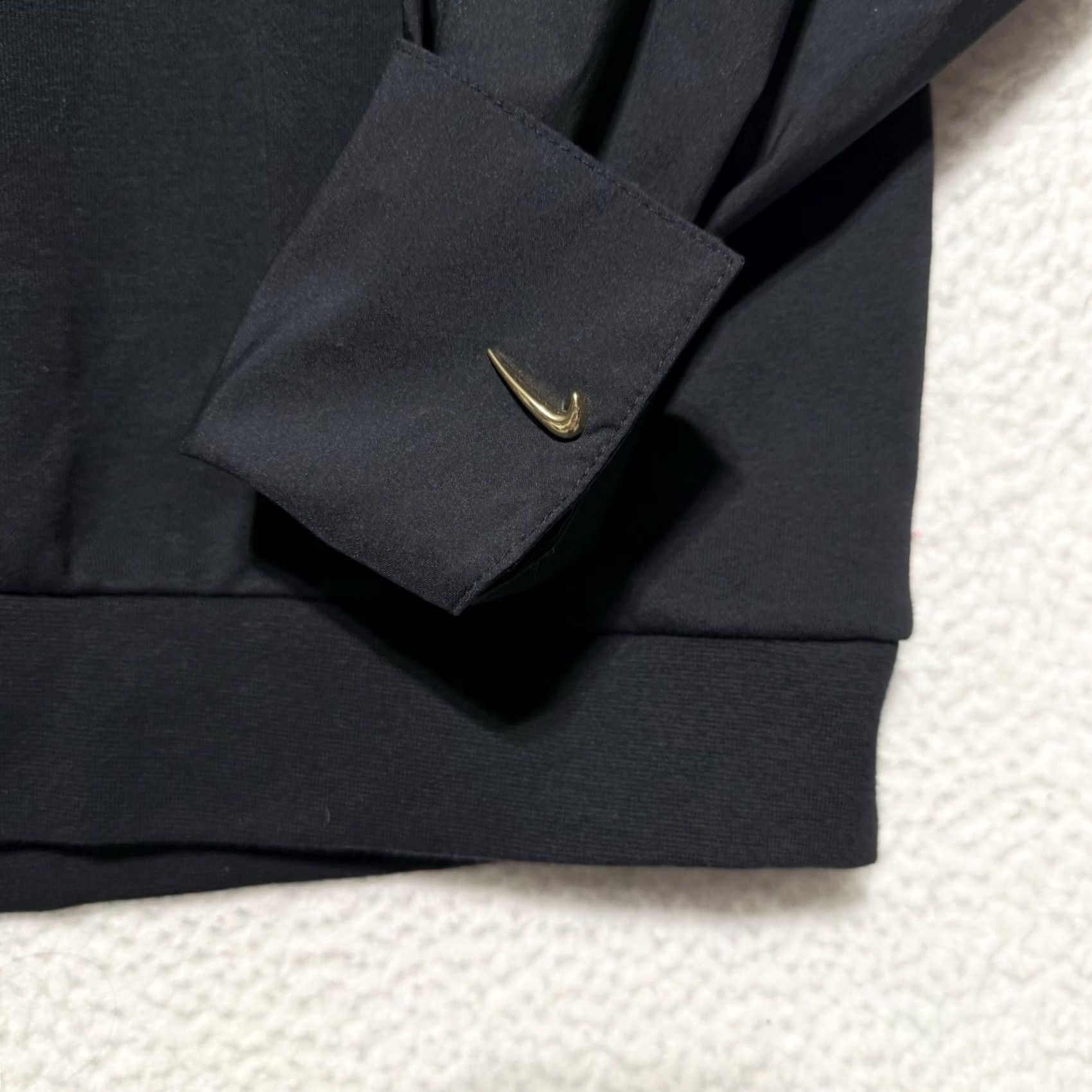 Nike Nike Icon Clash Hoodie M Black Pullover Sweatshirt Swoosh Cufflinks Men Medium Fleece Cotton Cotton Fabric Snap Size US M / EU 48-50 / 2 - 2 Thumbnail