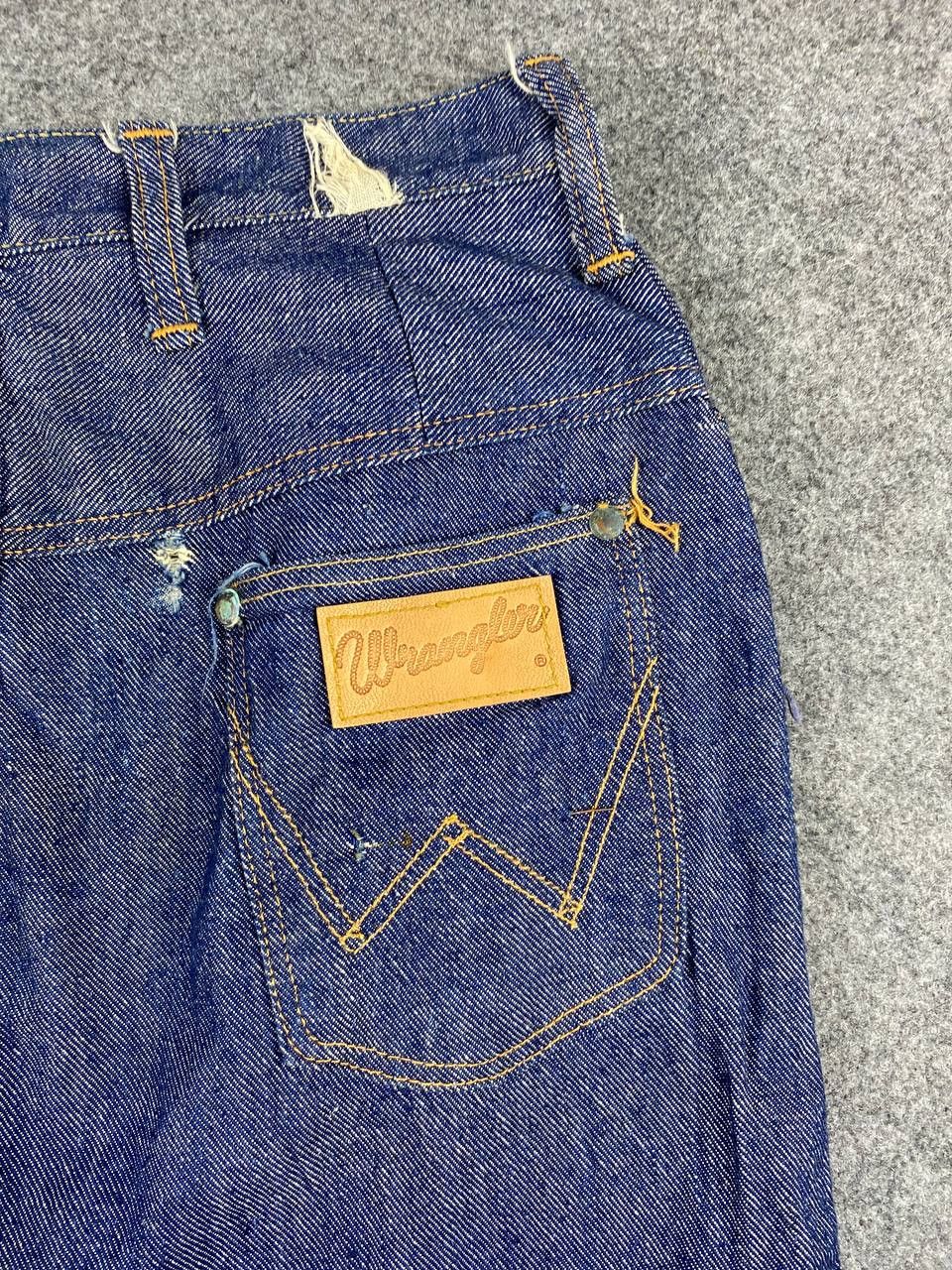 Vintage vintage wrangler cropped denim gripper zipper Size US 28 / EU 44 - 3 Thumbnail