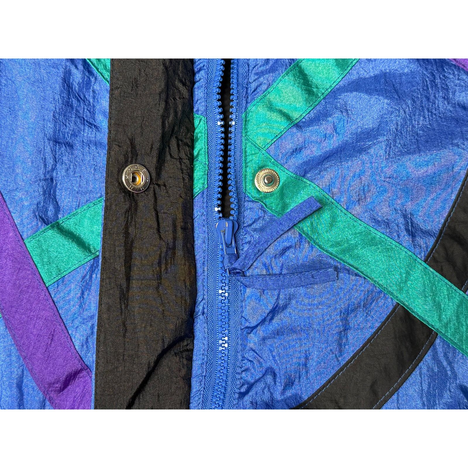 Haband × Vintage Vintage 90s Haband For Her Abstract Jacket Women's Large Size L / US 10 / IT 46 - 4 Thumbnail