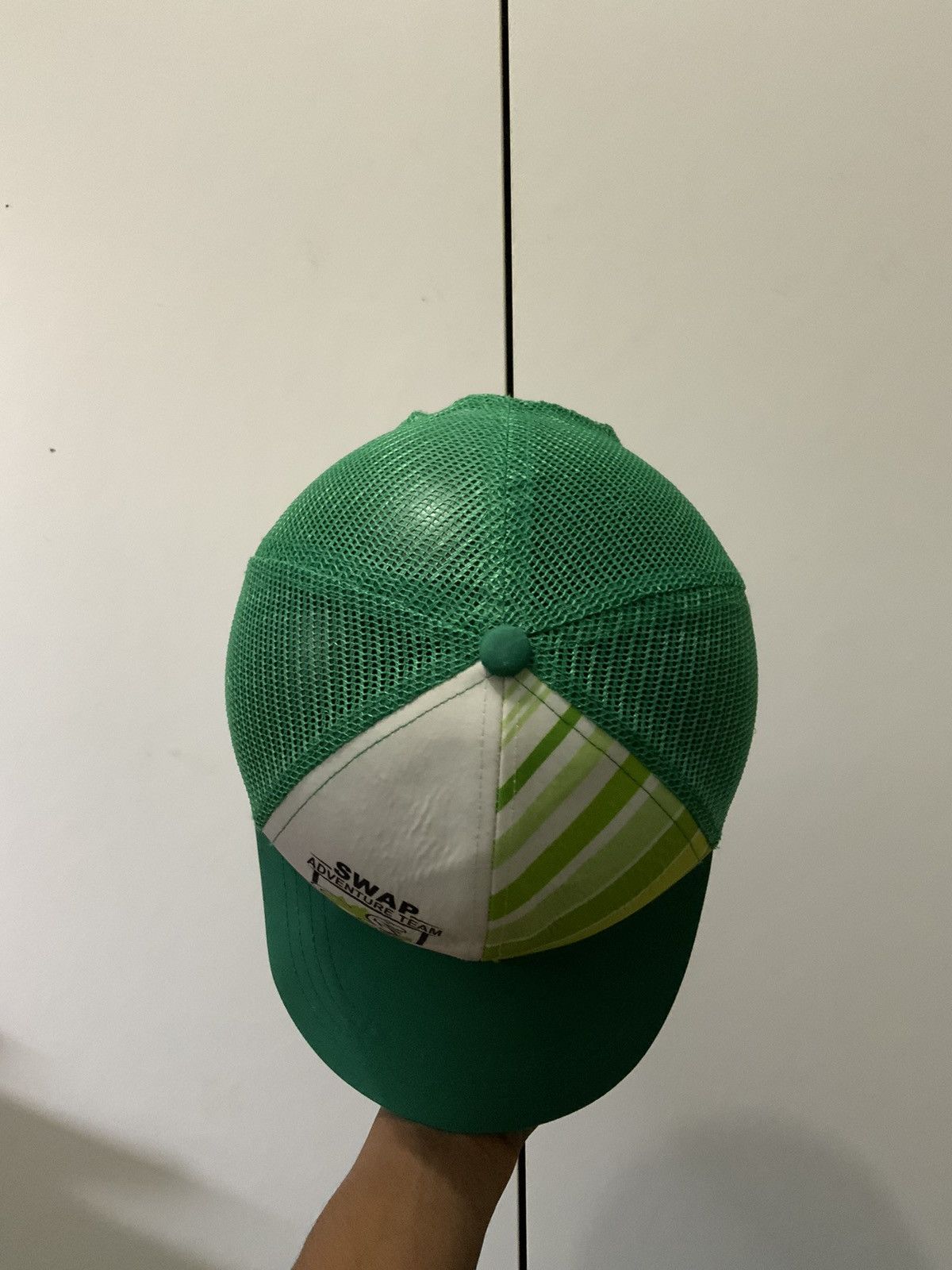 Japanese Brand Swap Adventure Team Green Bogo Gear Trucker Hat Size ONE SIZE - 6 Thumbnail
