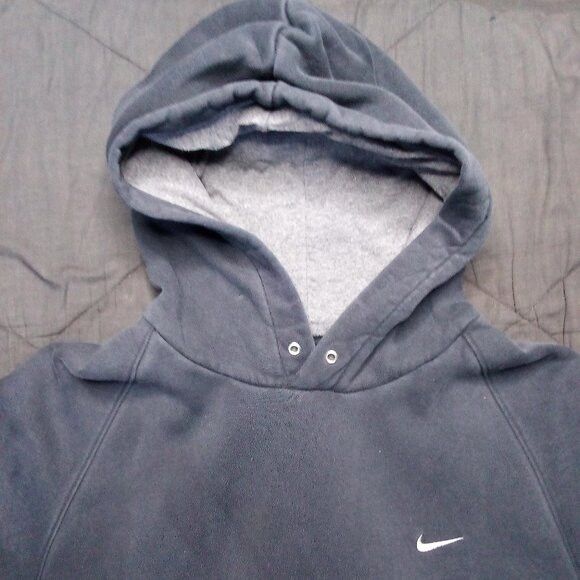 Vintage Y2K Nike Pullover Hoodie Sweatshirt Black