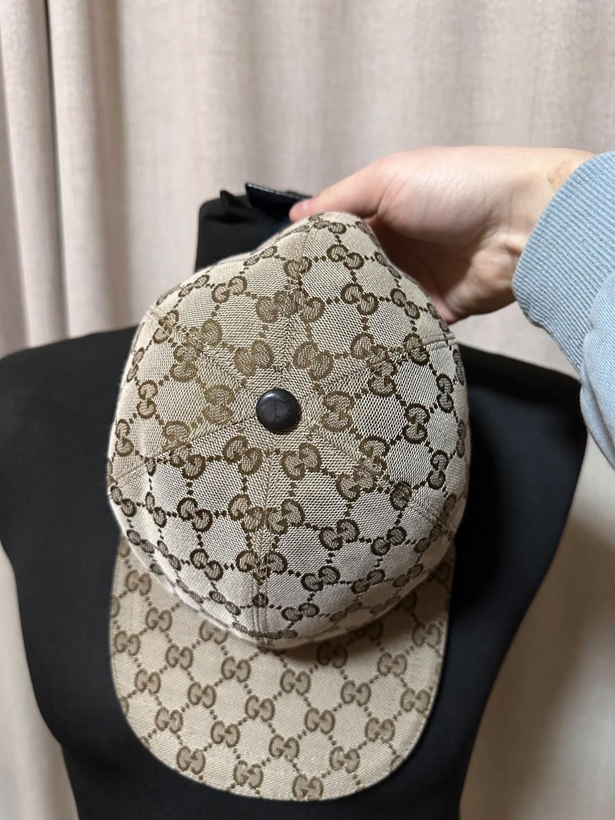 Gucci Gucci Basketball Cap Monogram Brown Size ONE SIZE - 6 Thumbnail