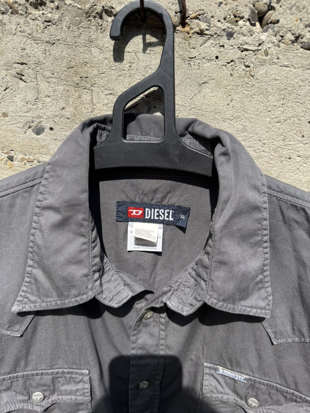 Diesel Vintage Diesel Western Short Sleeve Shirt Size US XL / EU 56 / 4 - 8 Thumbnail