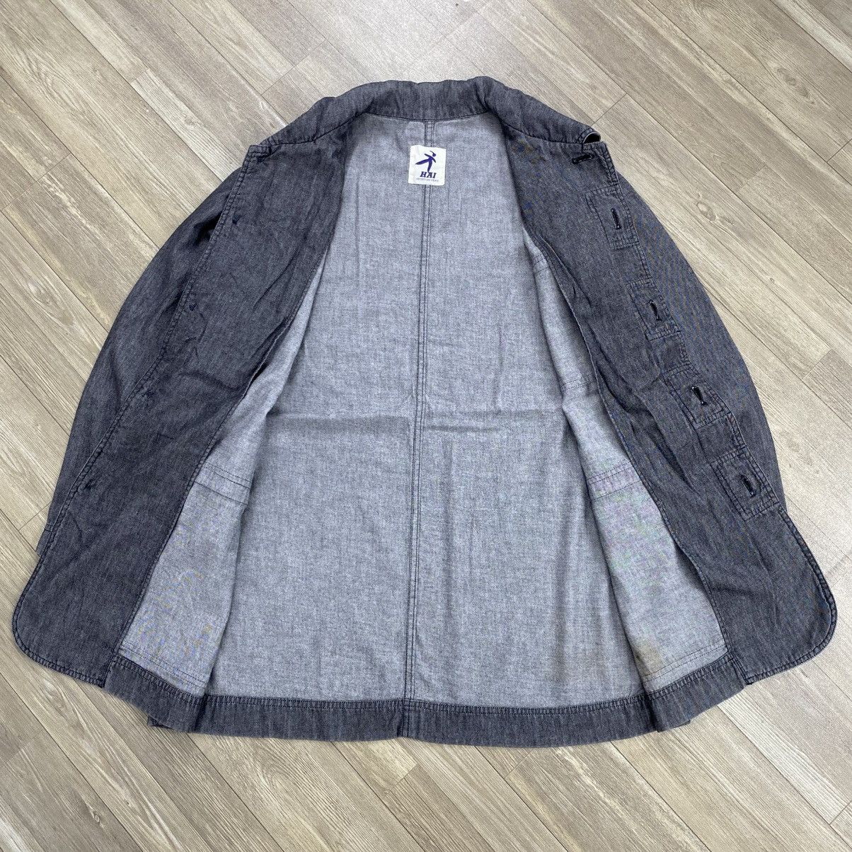 Hai Sporting Gear Vintage Hai Sporting Gear Issey Miyake Soft Denim Jacket Size US L / EU 52-54 / 3 - 13 Thumbnail