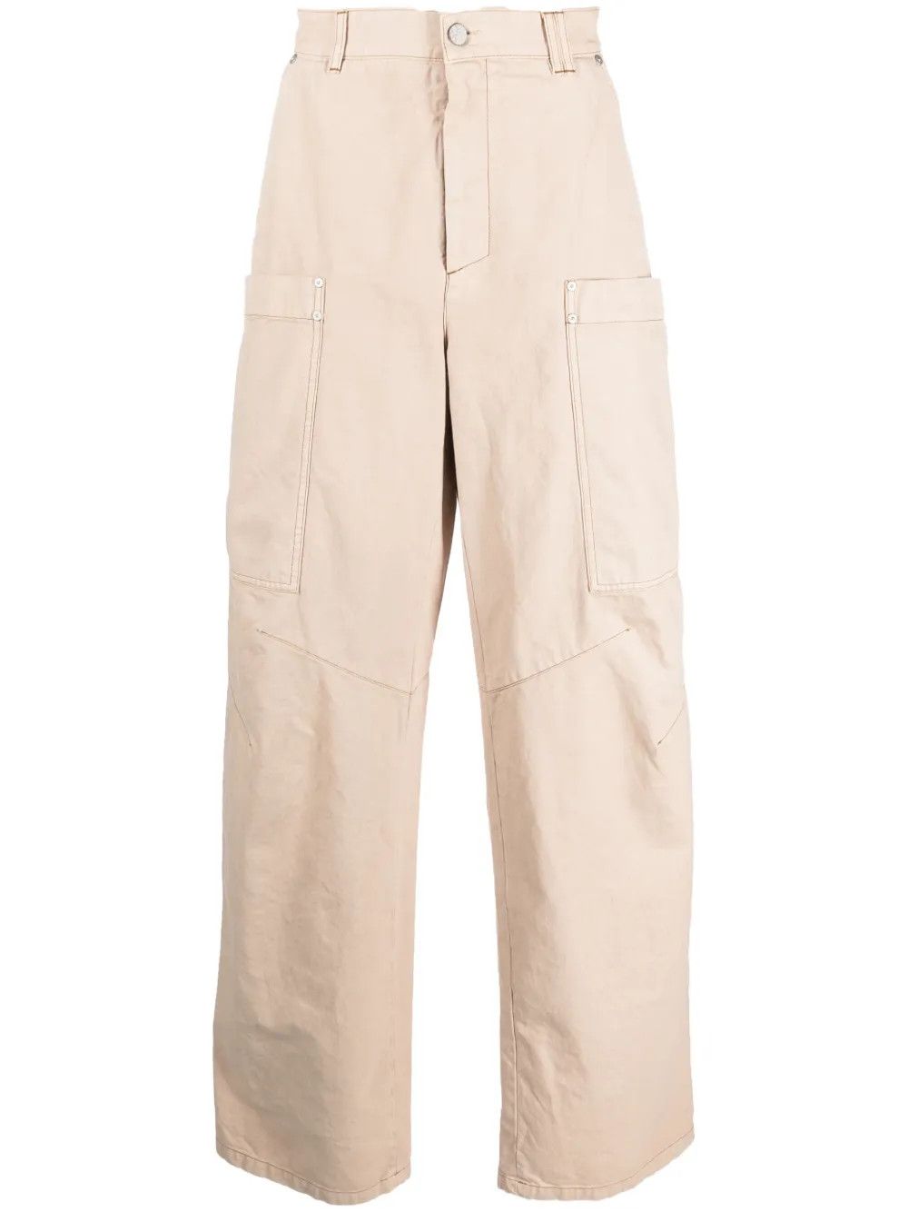 Palm Angels o1y0325 Cargo Pant in Beige Size US 32 / EU 48 - 1 Thumbnail