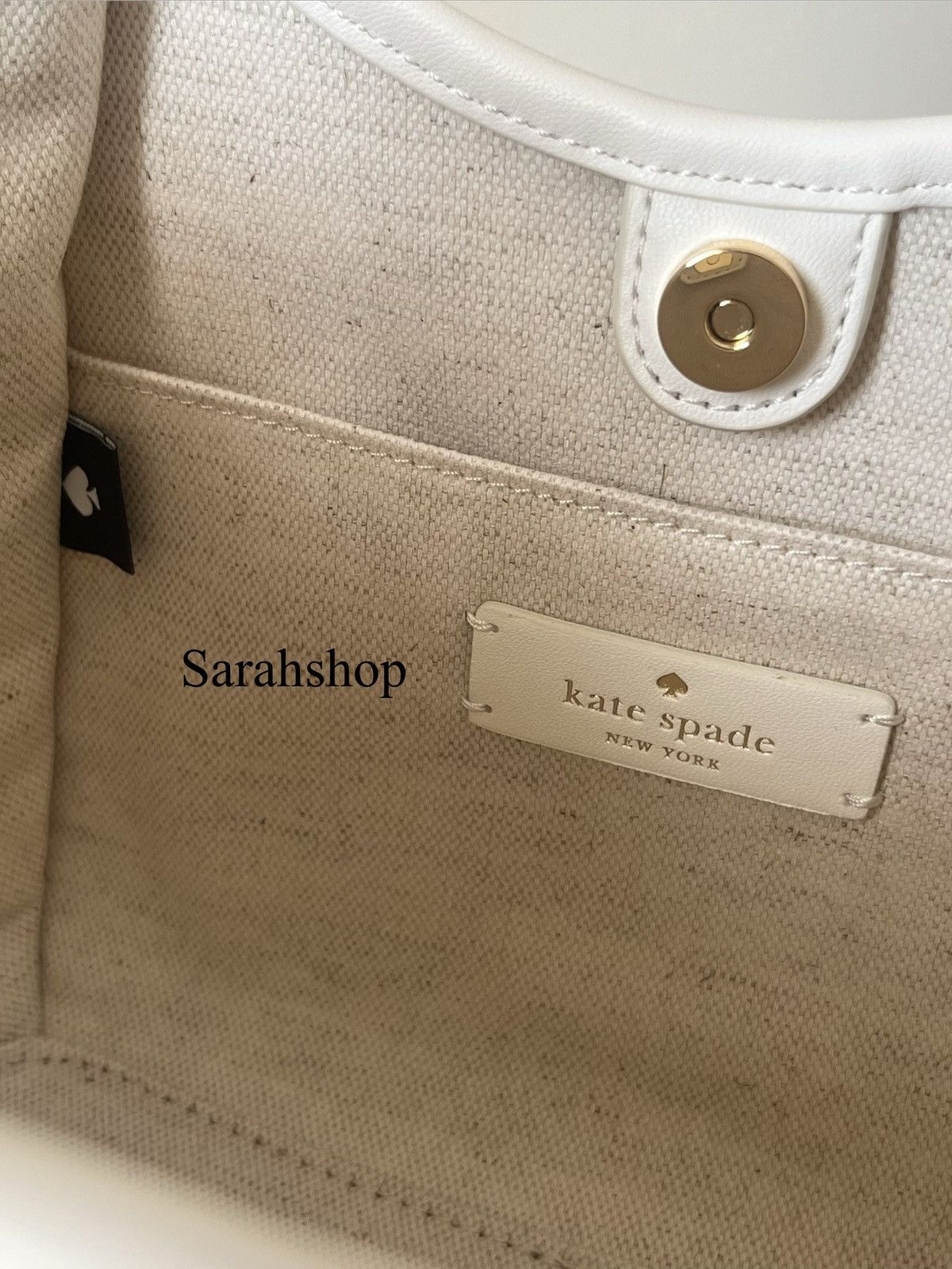 Kate Spade Kate Spade Stash Denim Floral Small Carryall Bag Size ONE SIZE - 9 Thumbnail