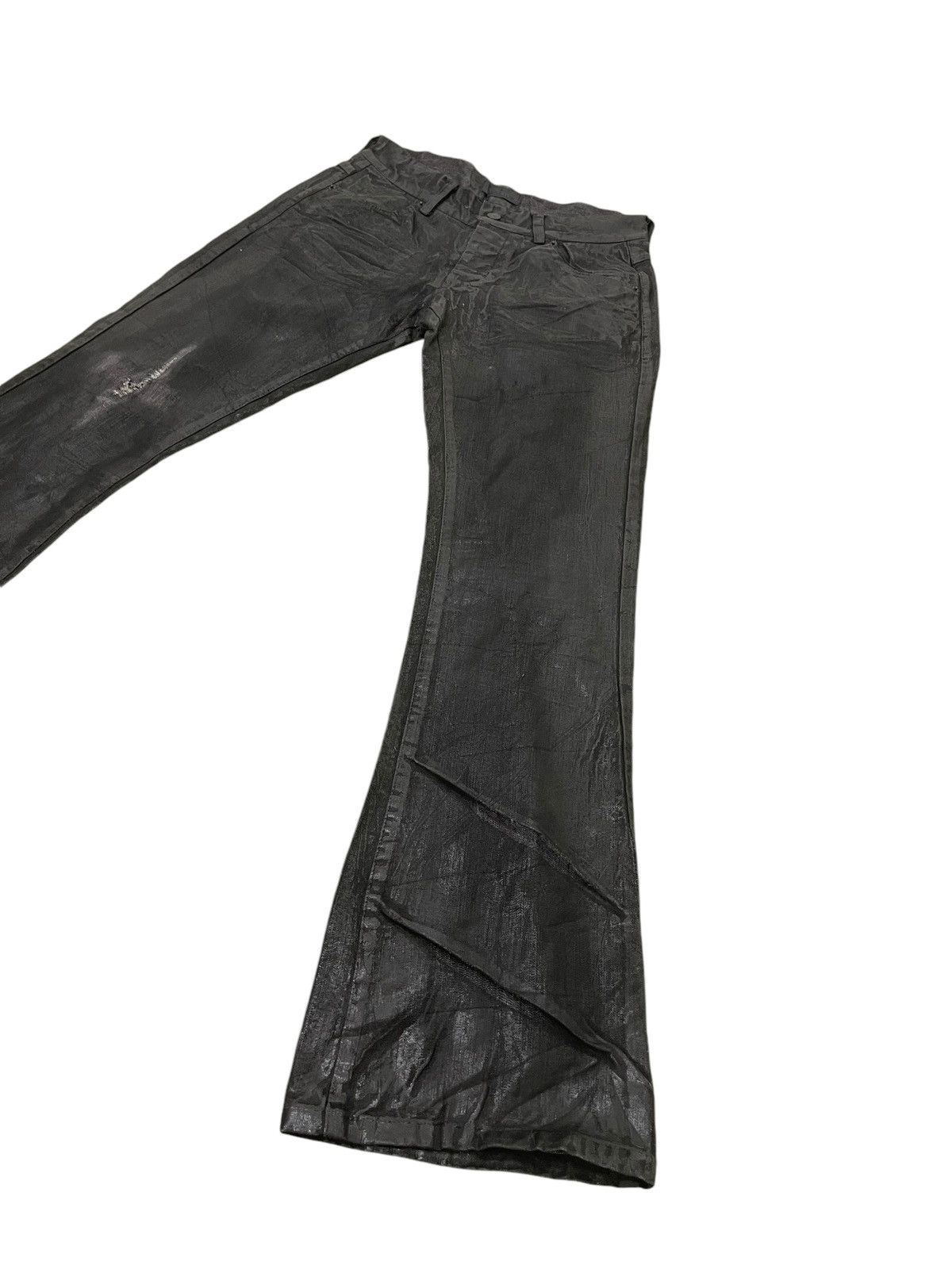 Japanese Brand Flare Jeans Abettor Full Coating Distress Boot Cut 8🟦9 Size US 30 / EU 46 - 3 Thumbnail