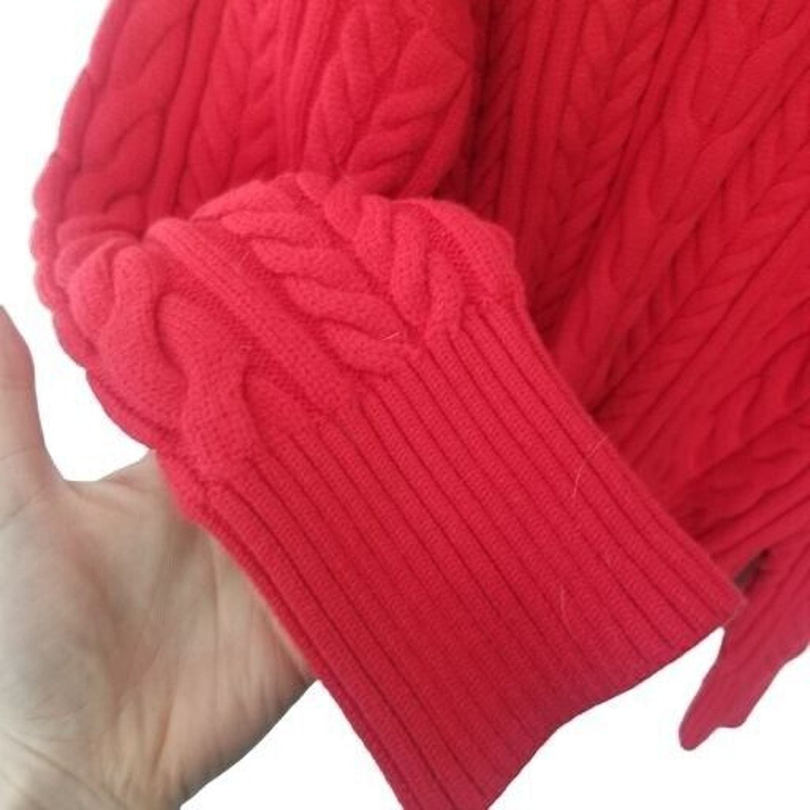 Phipps Philosophy Womens Cable Knit Fisherman Sweater XL Cabincore Size XL / US 12-14 / IT 48-50 - 4 Thumbnail