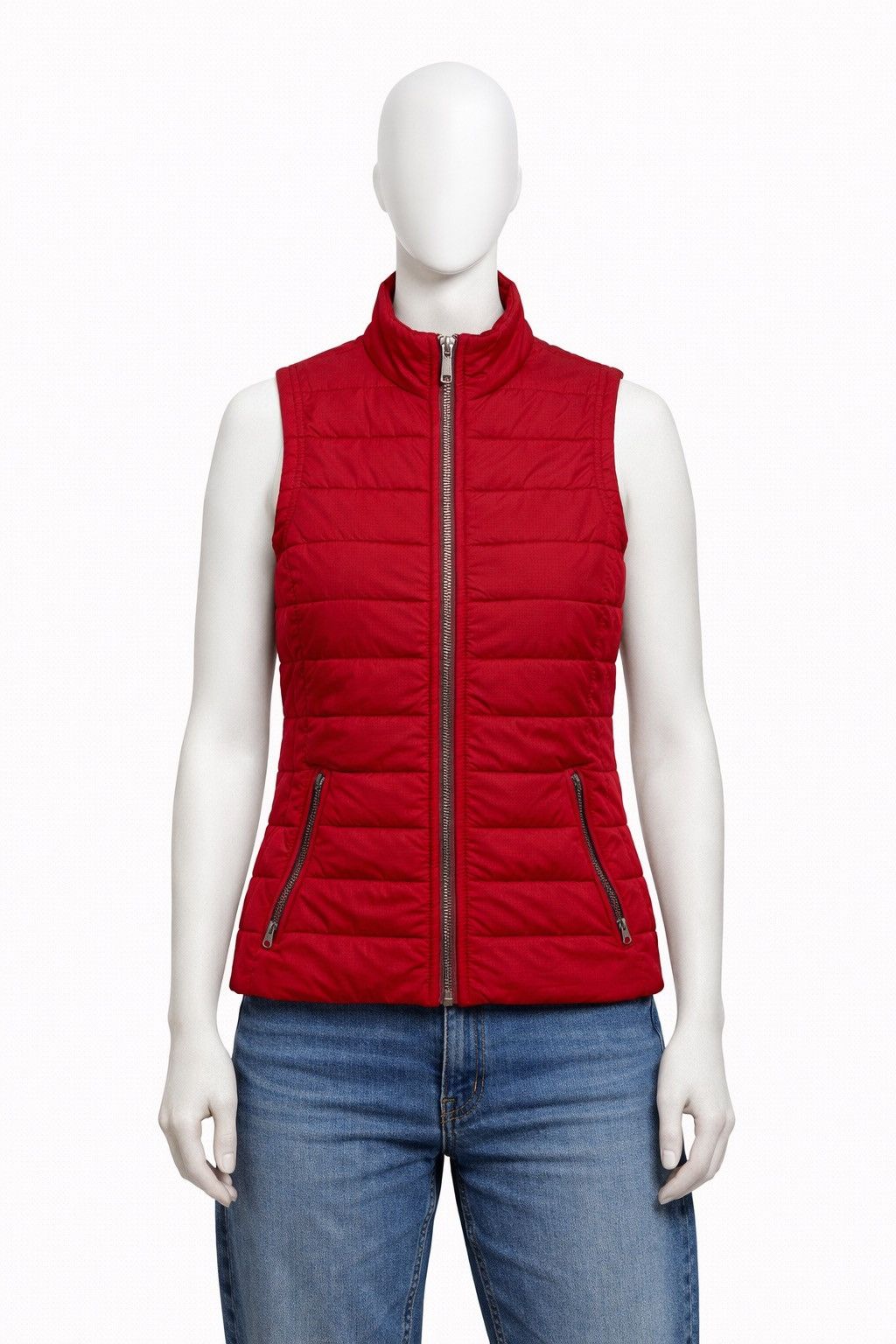 Barbour Barbour Women’s Current Quilt Vest Jacket Red Size L Size L / US 10 / IT 46 - 1 Thumbnail
