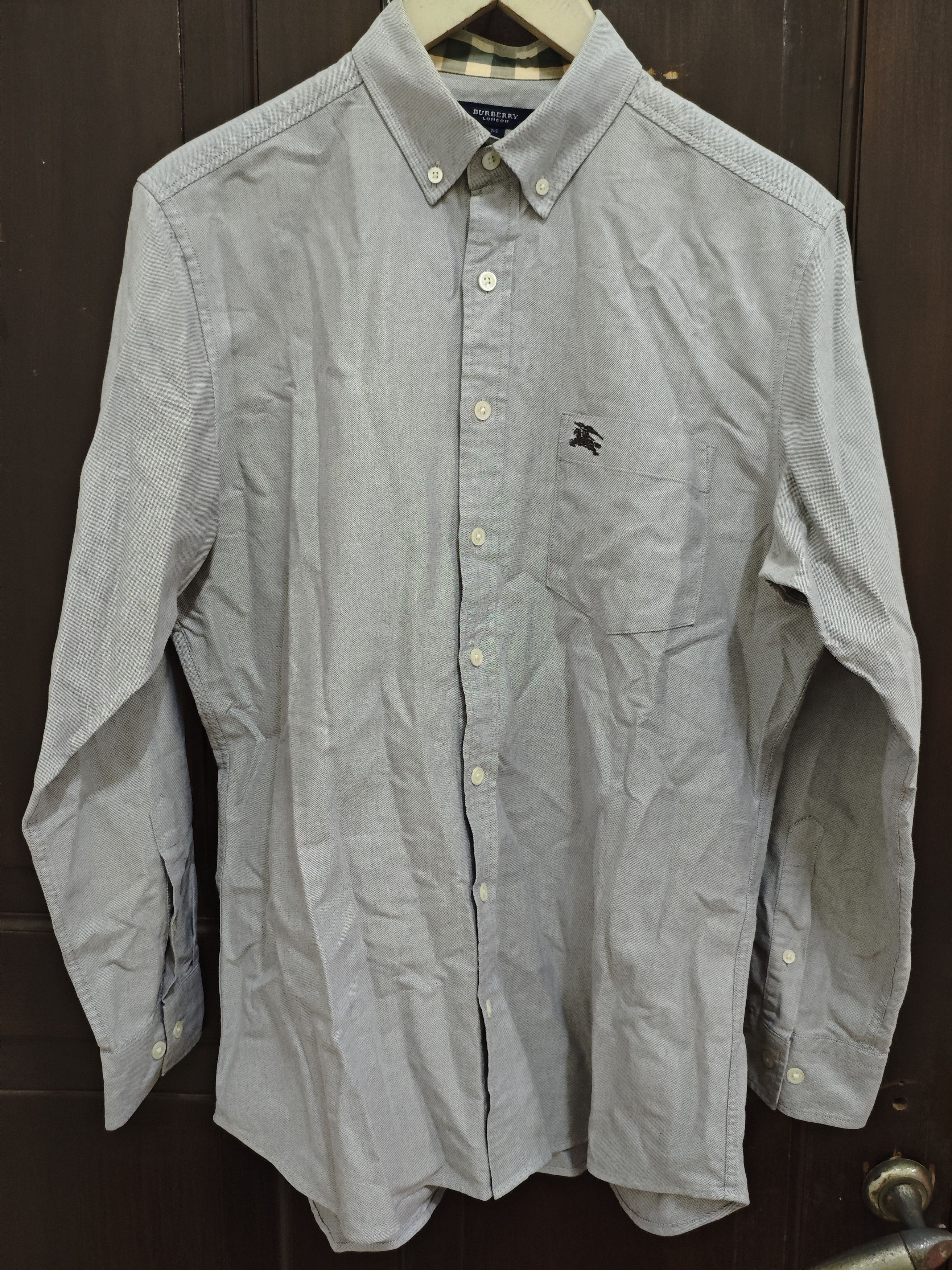 Burberry Burberry London Button Up Casual Long Sleeve Shirt Size US M / EU 48-50 / 2 - 1 Thumbnail