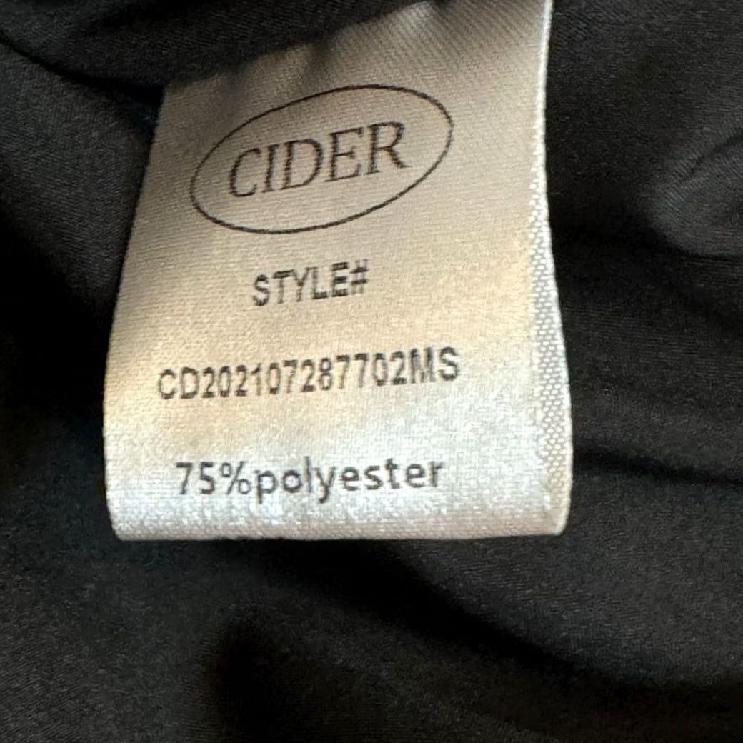 Cider Cider Mini Skirt Women’s M Black Puffy Bottom Polyester Trendy Flare Style W 251 Size 32" / US 10 / IT 46 - 5 Thumbnail