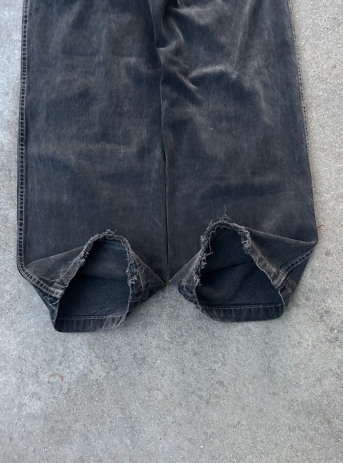 JNCO Vintage 00s Faded Black JNCO Jesters Jeans Grail Size 32x30 Size US 32 / EU 48 - 5 Thumbnail