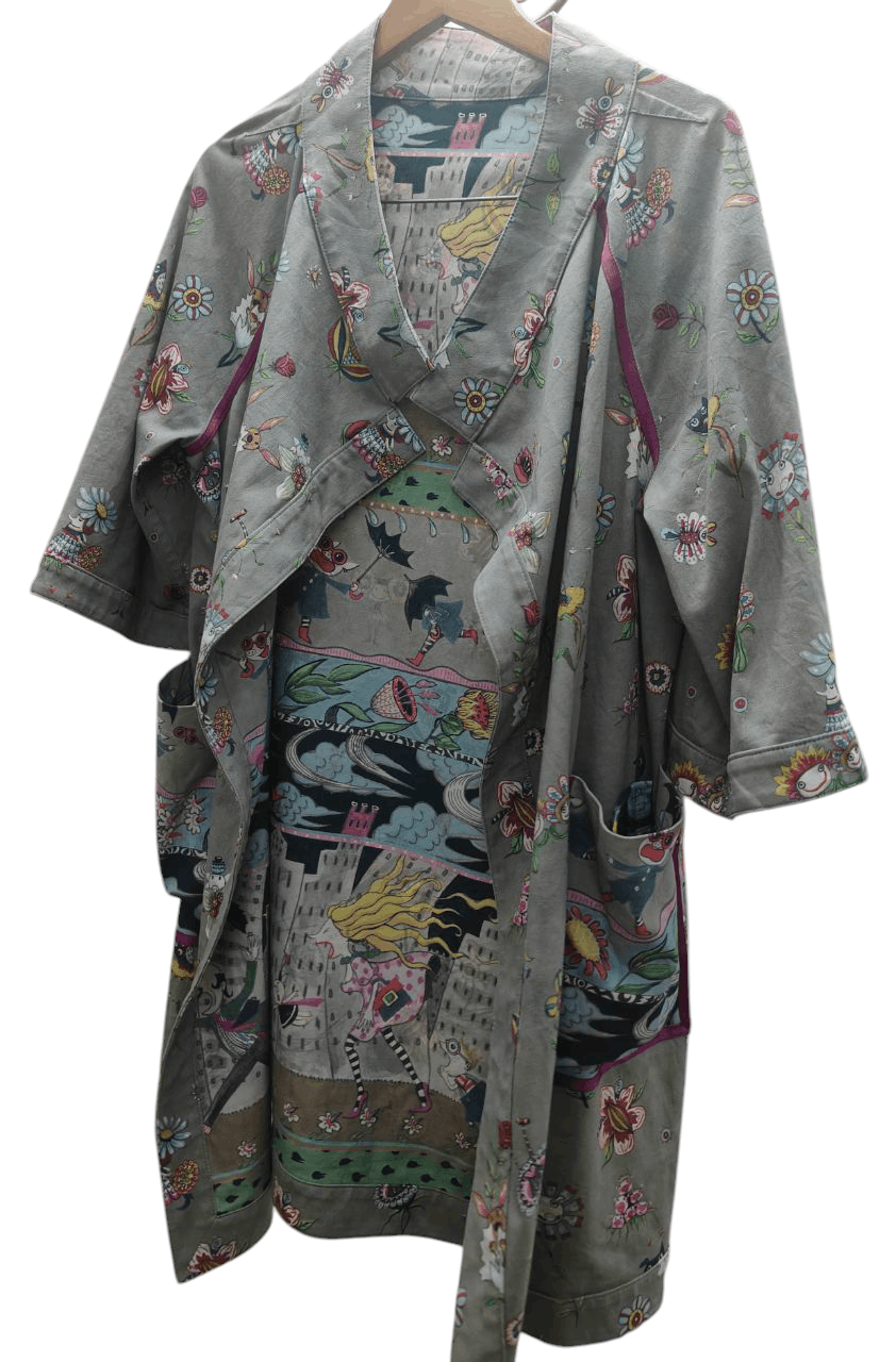 Comme des Garcons Japanese Olleborebla Printed Artwork Cardigan Size US M / EU 48-50 / 2 - 6 Thumbnail