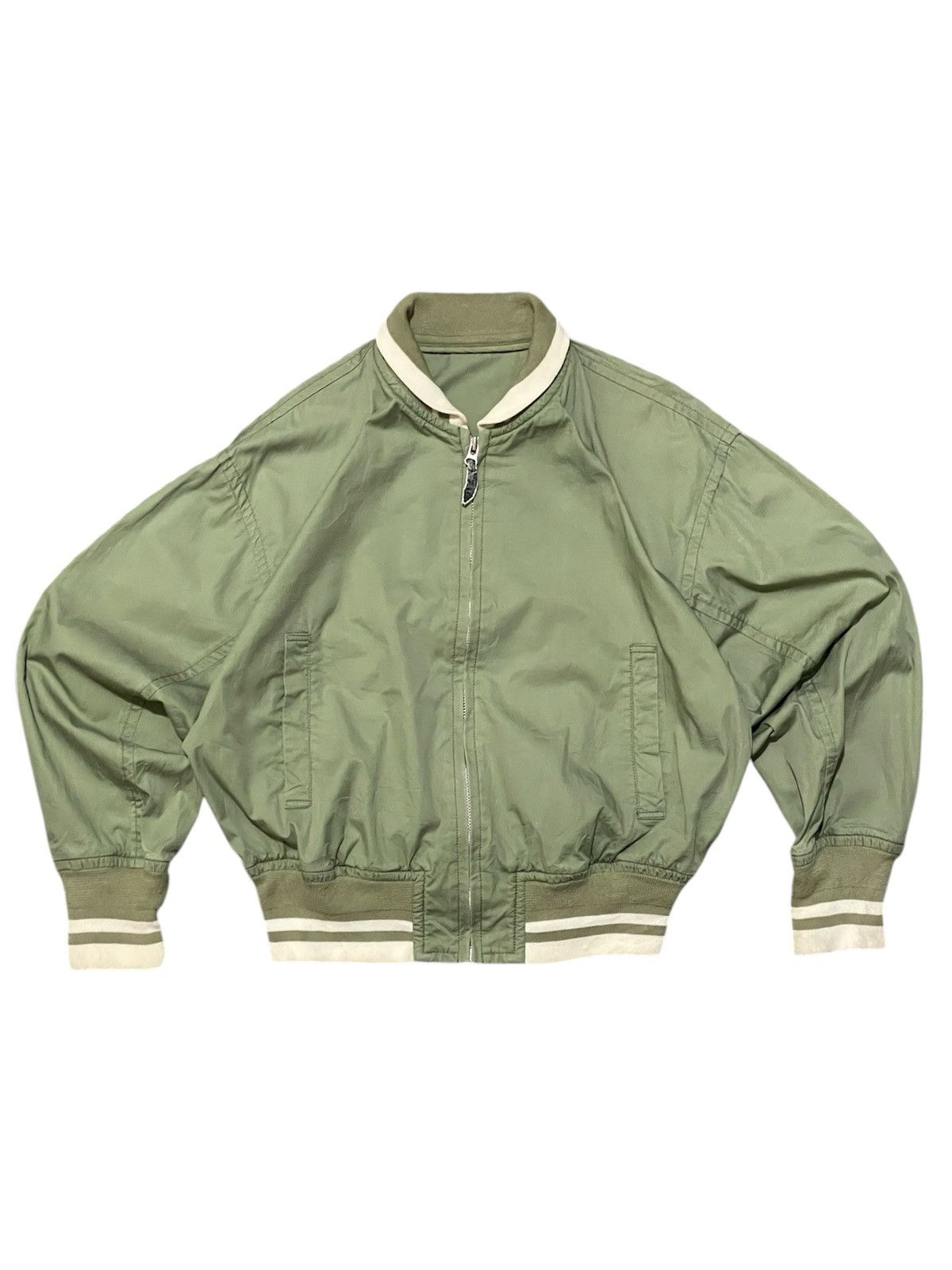 Nicole Club × Vintage Vintage Nicole Club For Men Light Green Bomber Jacket Size US XL / EU 56 / 4 - 1 Thumbnail