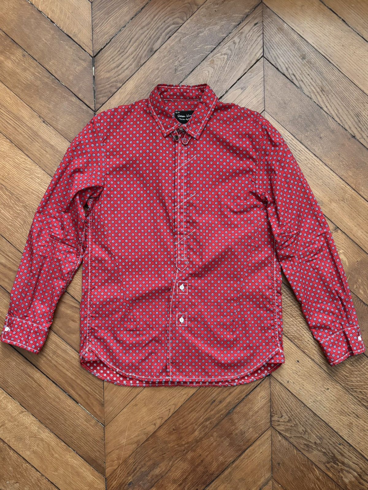 Number (N)ine Number (N)ine 08AW Guitar Pattern Shirt Showpiece Size US L / EU 52-54 / 3 - 2 Thumbnail