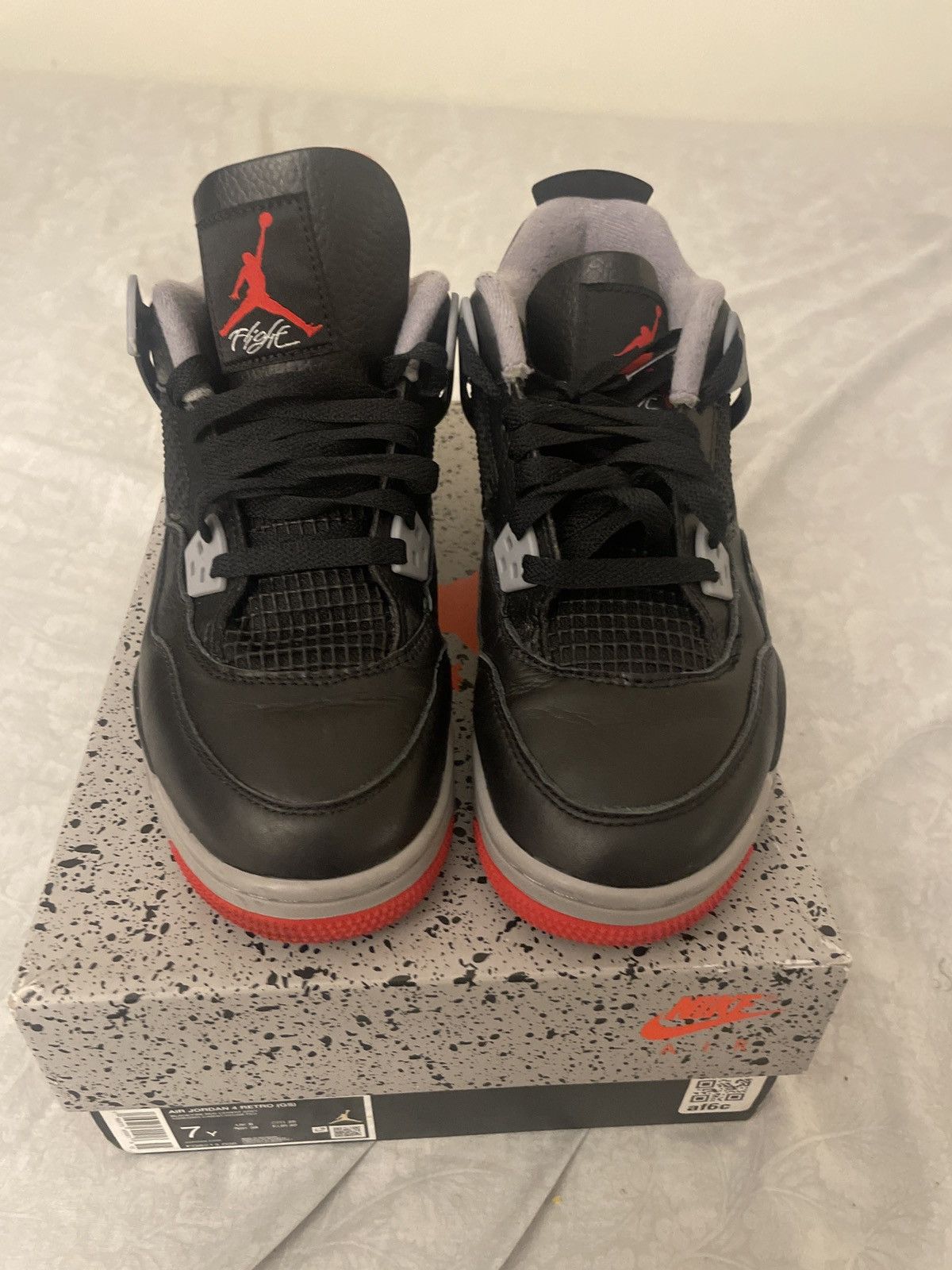 Jordan Brand × Nike Air Jordan 4 Retro (GS) Size US 7 / EU 40 - 2 Thumbnail