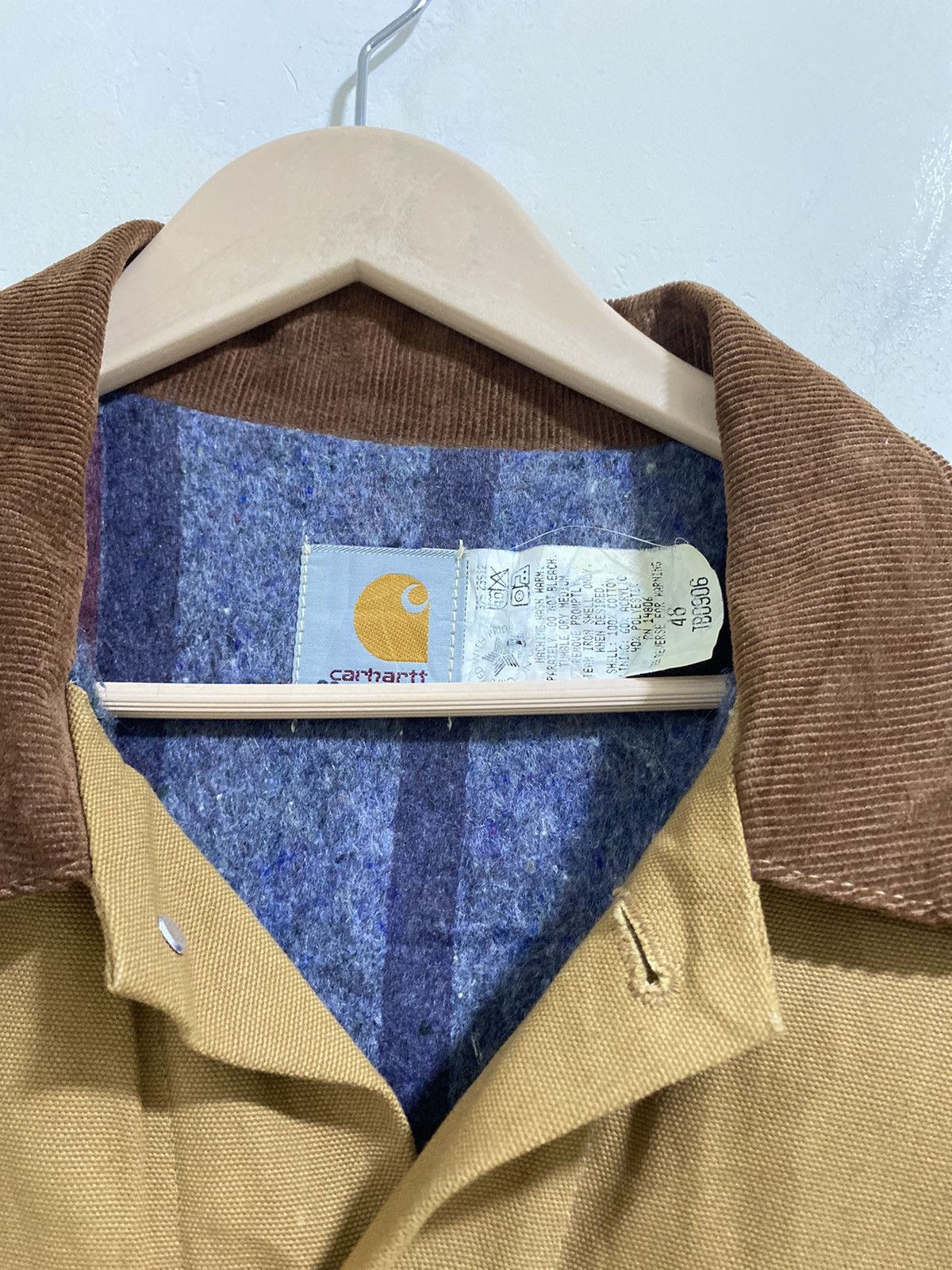 Carhartt Carhatt Trucker Jacket JB0906 Vintage 90’s Brown Size US XL / EU 56 / 4 - 4 Thumbnail