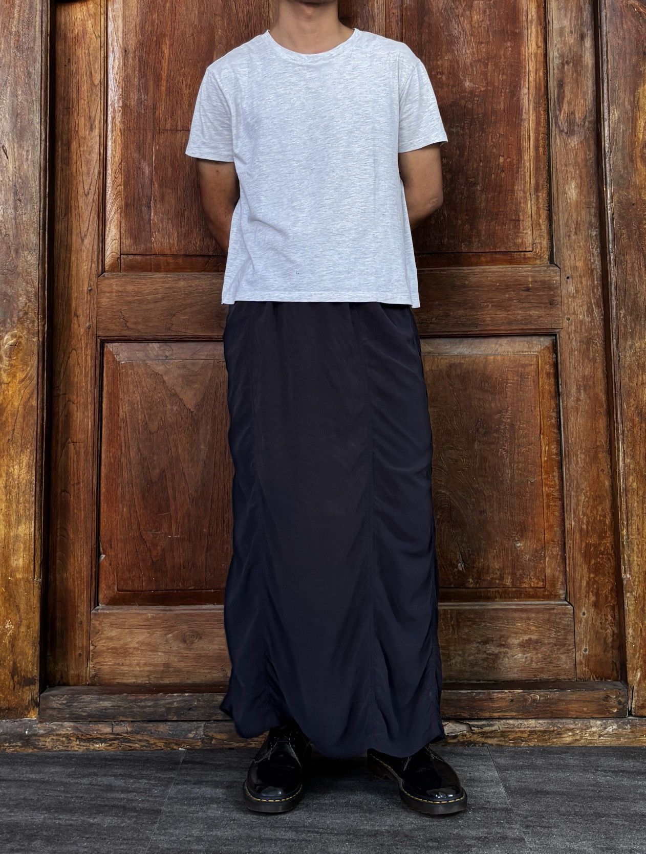 Prada FREE TAX! 2000s Silk Maxi Shirt Size 27" / US 4 / IT 40 - 1 Thumbnail