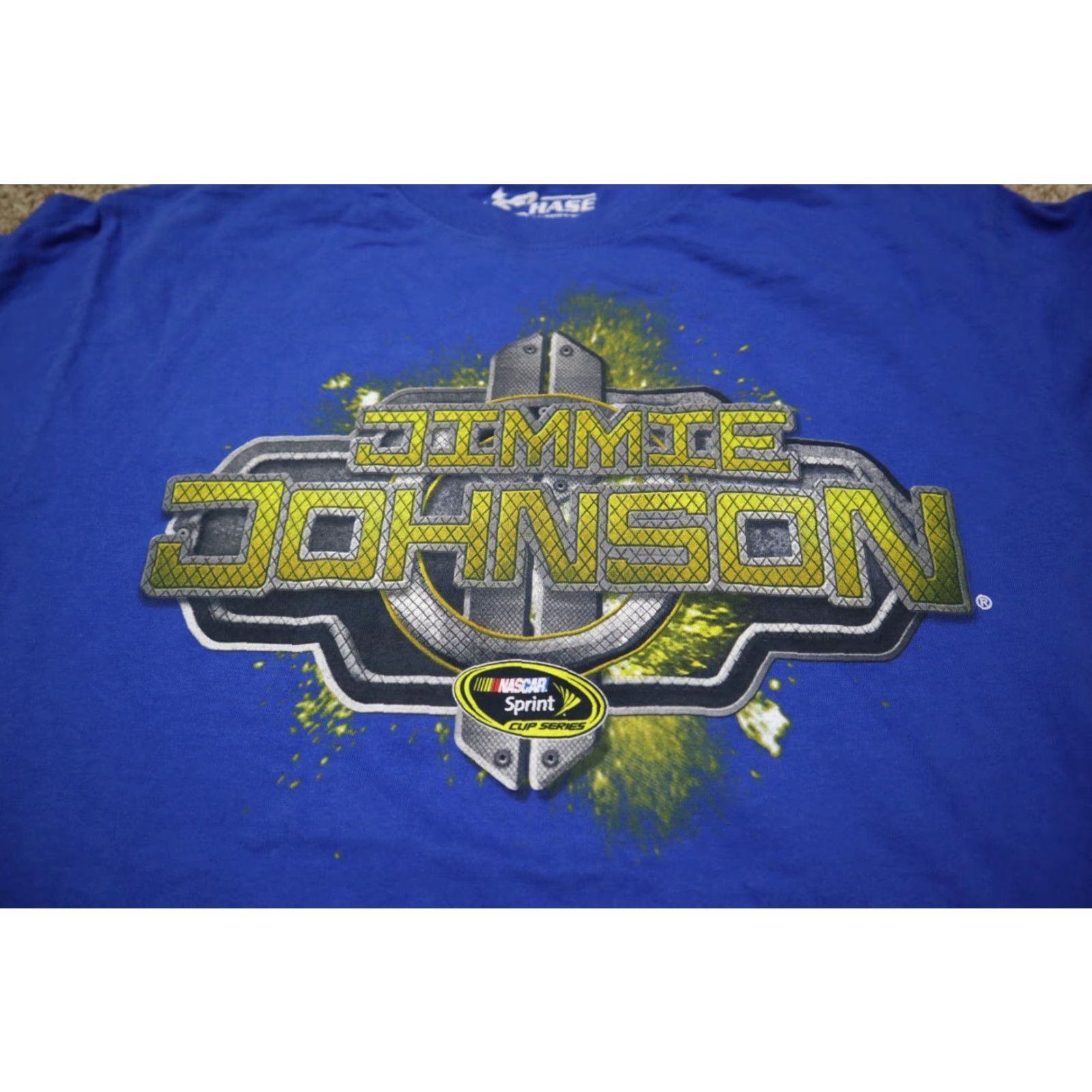 Vintage VINTAGE Chase Nascar Jimmie Johnson Graphic T-Shirt 2014 US Sprint Cup Men’s Medium Blue Nascar Mens Size US M / EU 48-50 / 2 - 2 Thumbnail