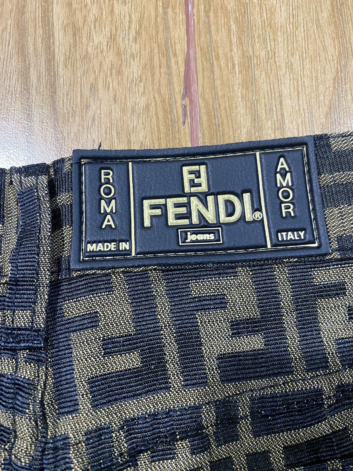 Fendi × Vintage 🖤BLACKDAY🖤Vintage Fendi Zucca Monogram Pants Size 26" / US 2 / IT 38 - 4 Thumbnail