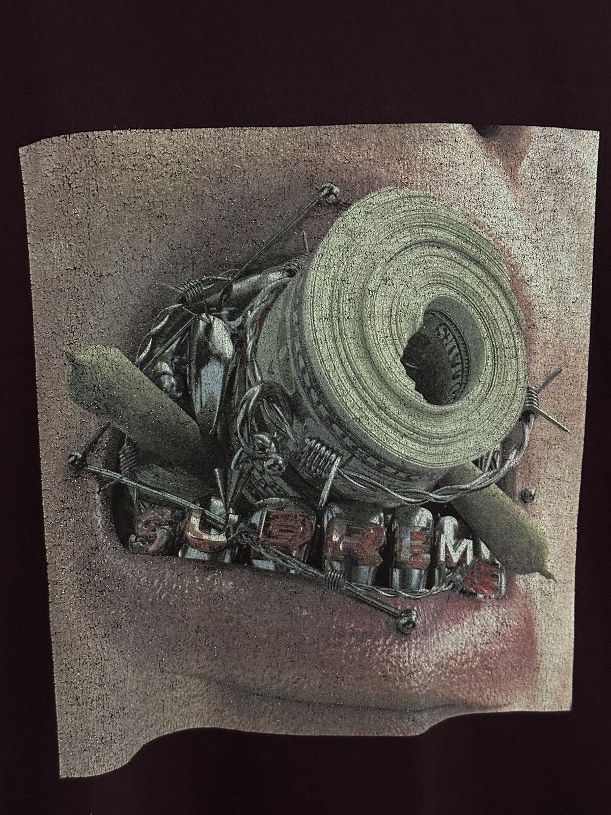 Supreme Supreme Braces Tee Size US XL / EU 56 / 4 - 2 Thumbnail