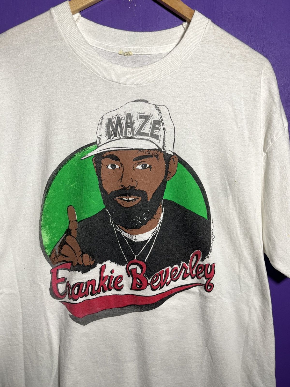 Rap Tees × Vintage Vintage 90s Maze Frankie Beverly summer jam t-shirt Size US XL / EU 56 / 4 - 3 Thumbnail