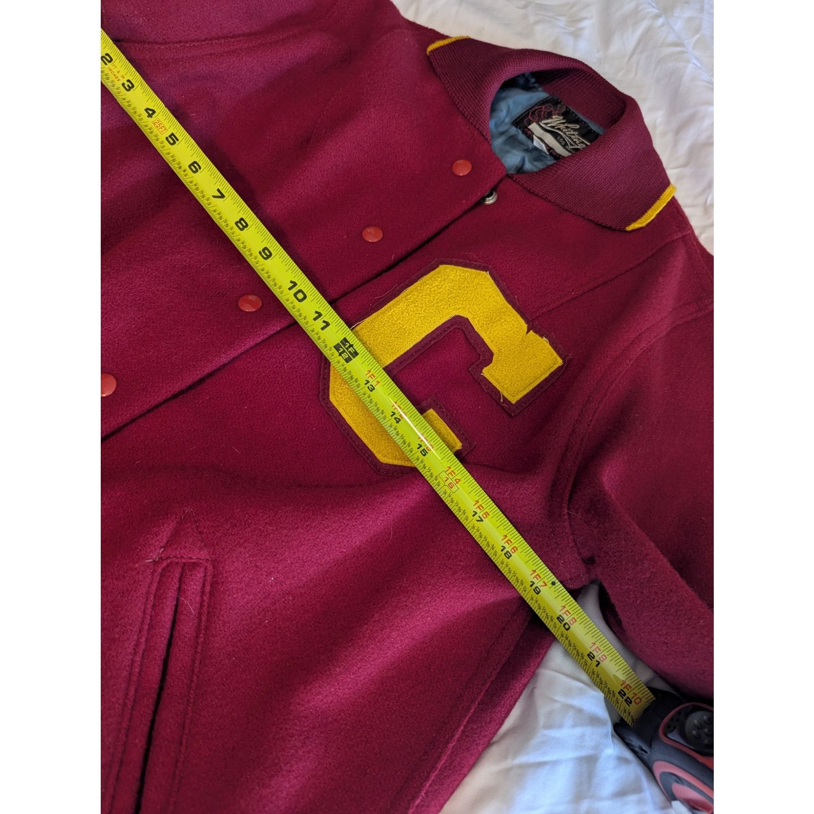 Delong 1960's Whiting Varsity Wool Shirt / Jacket 16 tag Fit Small Size US S / EU 44-46 / 1 - 12 Thumbnail