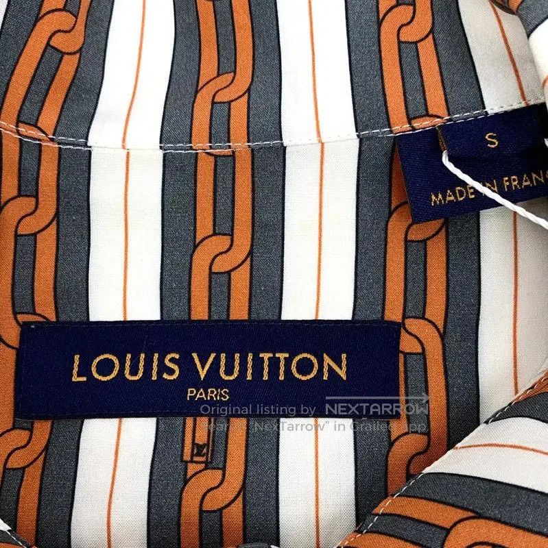 Louis Vuitton Louis Vuitton Men's Color-Blocked Cotton Shirt . Size US S / EU 44-46 / 1 - 5 Thumbnail