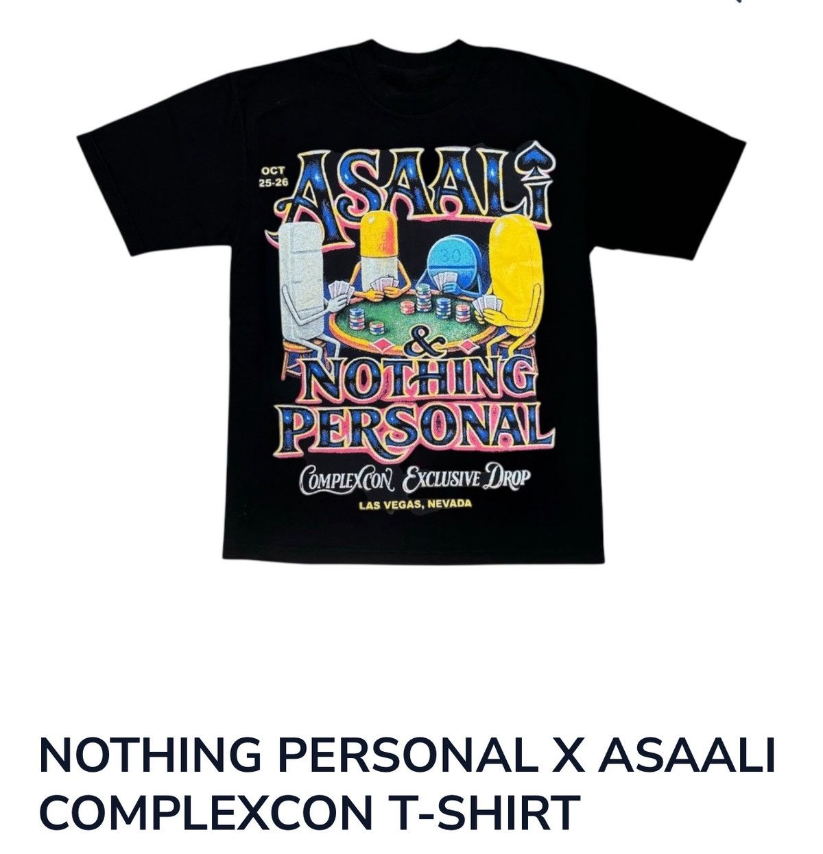 Nothing Personal Asaali x Nothing Personal Tee Size US S / EU 44-46 / 1 - 1 Thumbnail