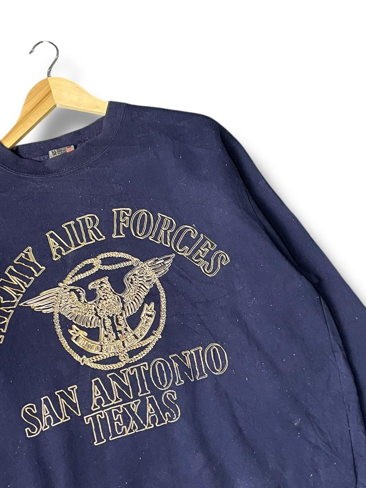 Japanese Brand × Vintage Army AirForce Men’s Sweatshirt (67) Size US L / EU 52-54 / 3 - 2 Thumbnail