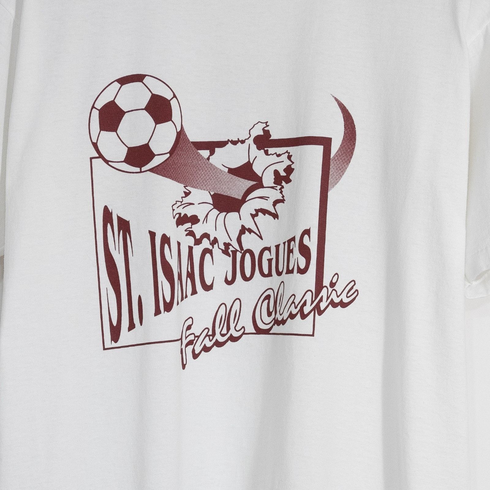 Vintage Vintage 90s St Isaac Jogues Soccer T Shirt XL Single Stitch Size US XL / EU 56 / 4 - 3 Thumbnail