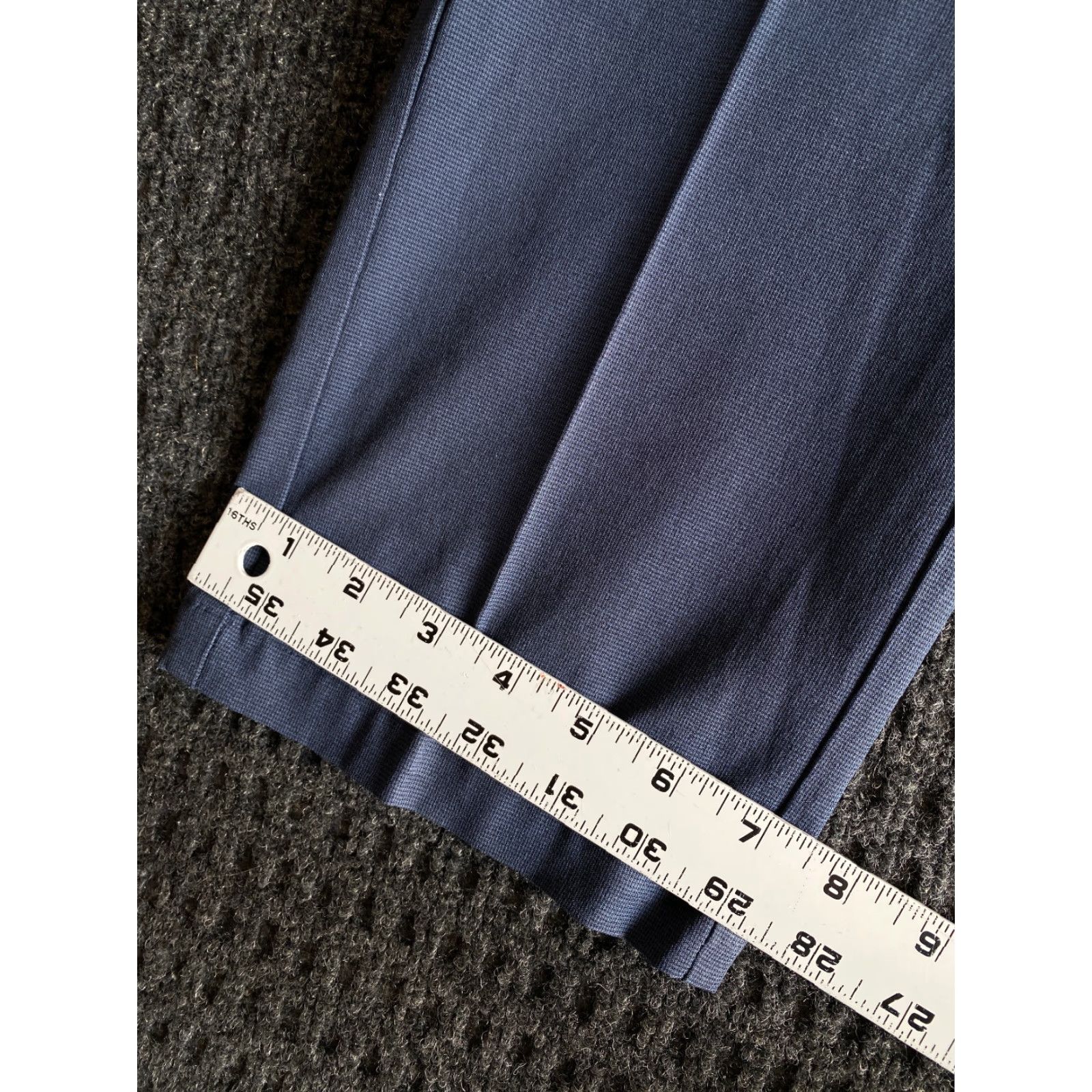 Vintage Greg Norman Mens Golf Pants Slacks Chino Navy Blue 34 x 30 Stretch Regular 5-Pocket Design Size US 34 / EU 50 - 7 Thumbnail