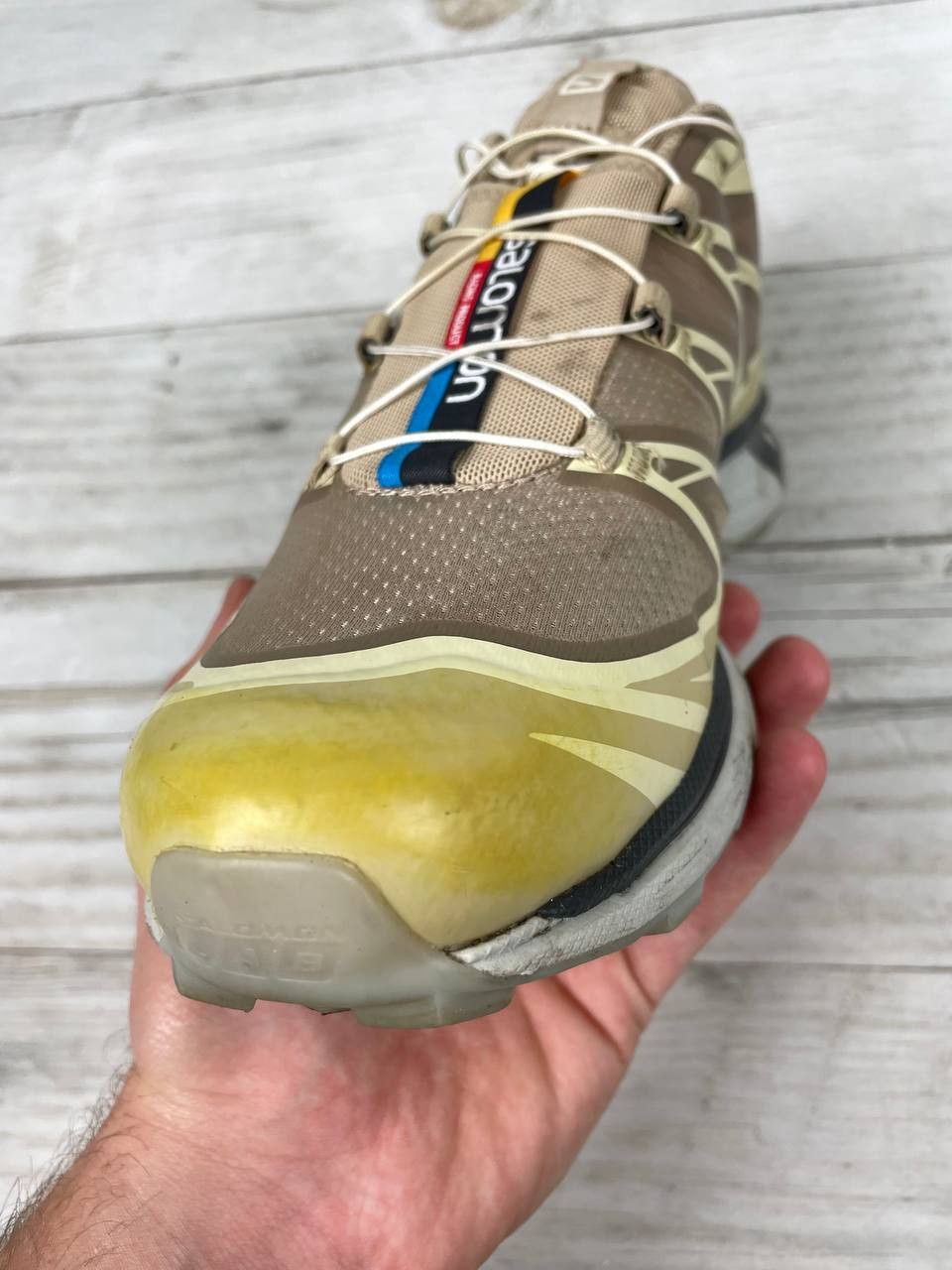 Salomon Salomon XT-6 Clear Safari Vanila Ice Sneakers Men Size US 10 Size US 10 / EU 43 - 10 Thumbnail