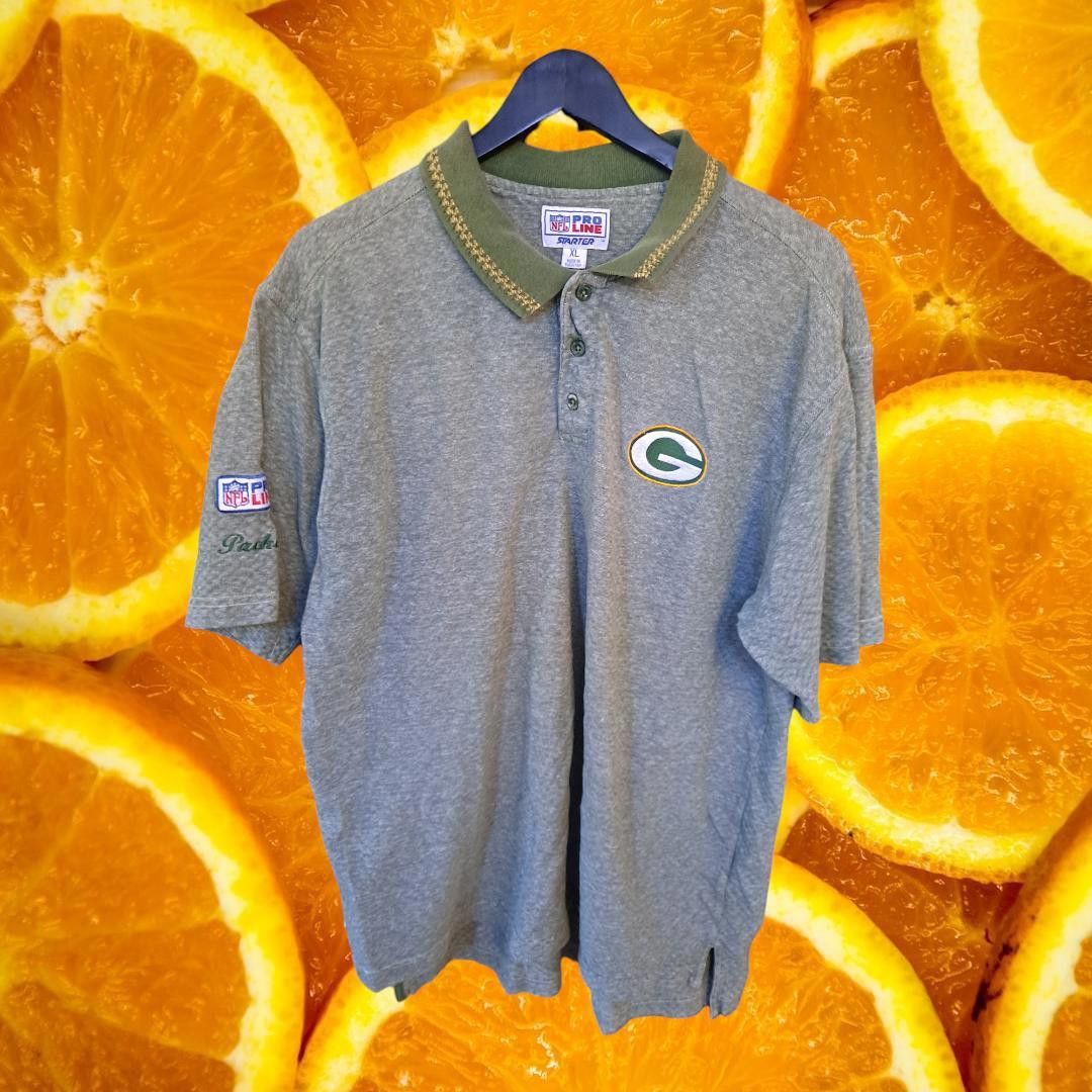 Starter Vintage VTG NFL Starter Pro Line Green Bay Packers Short Sle Size US XL / EU 56 / 4 - 1 Thumbnail