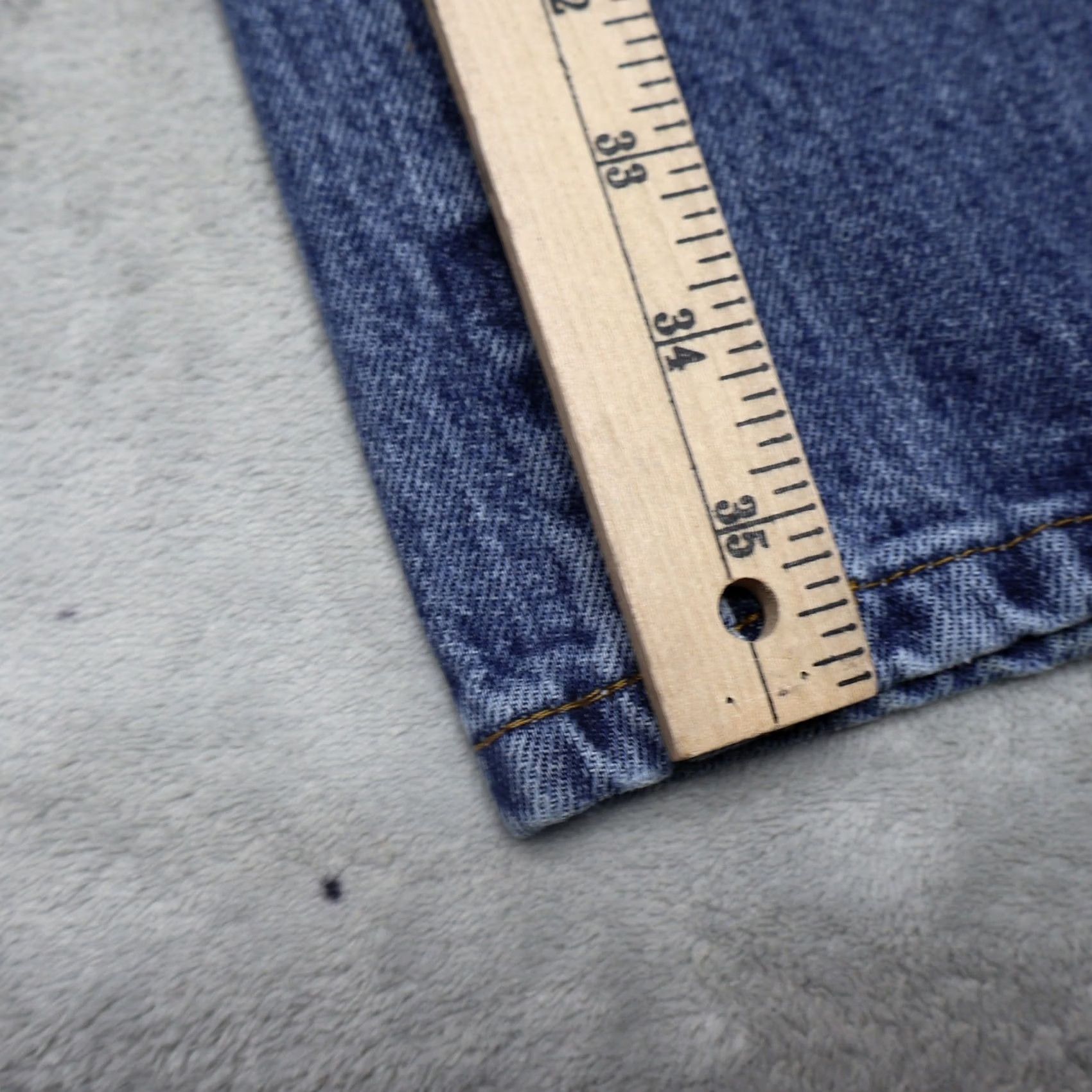 Denime Cinch Jeans Mens 32X36 Medium Wash Denim Western Straight Green Label Rigid Size US 34 / EU 50 - 4 Thumbnail