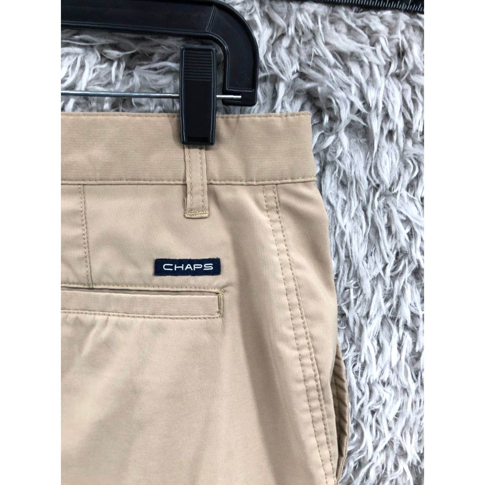 Chaps Chaps Cargo Shorts Mens Size 34 Mid Rise Beige Medium Wash Size US 34 / EU 50 - 7 Thumbnail