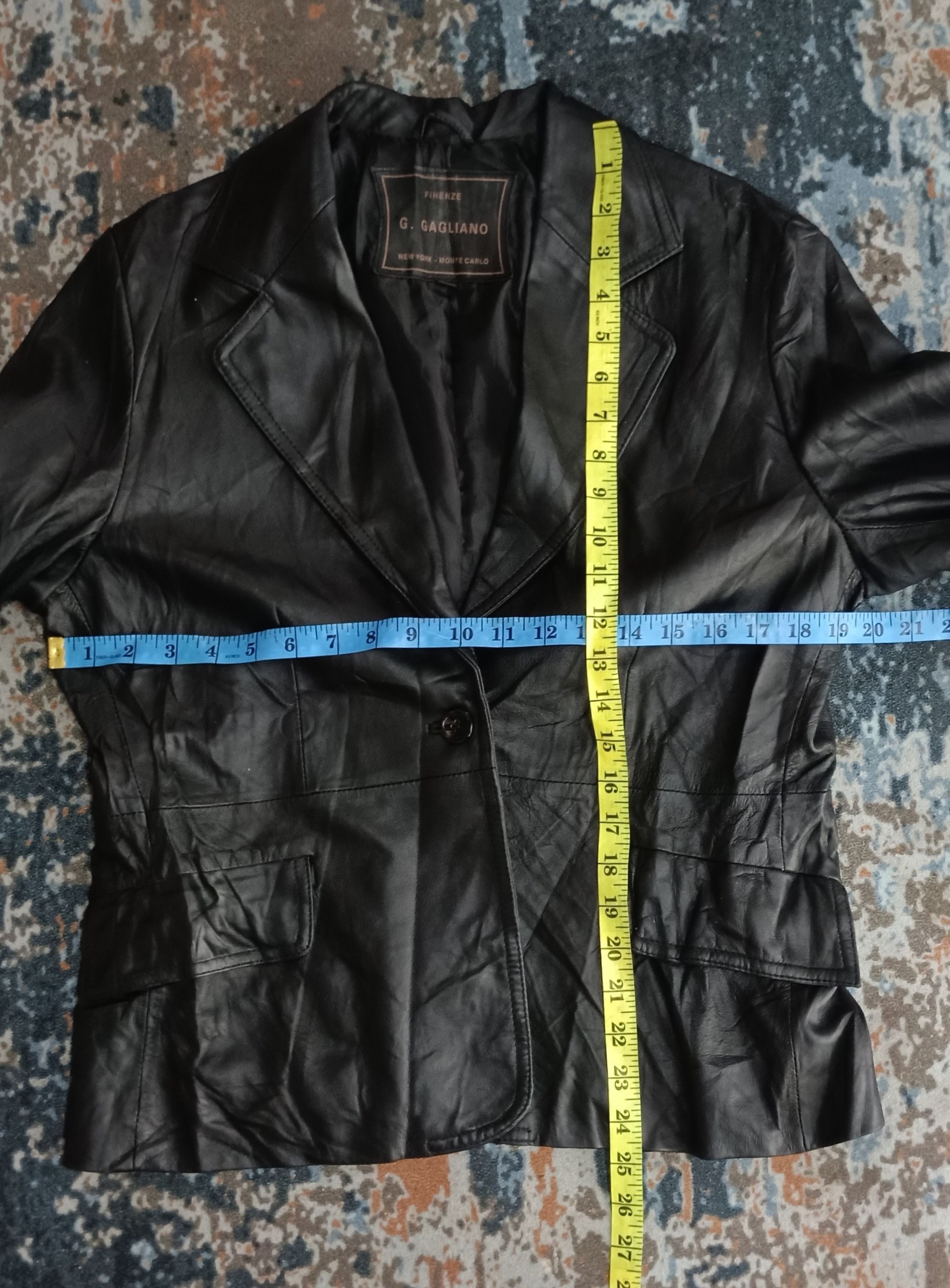 Firenze × Japanese Brand Firenze G.Gagliano New York Monte Carlo Leather Jacket Size US M / EU 48-50 / 2 - 12 Thumbnail