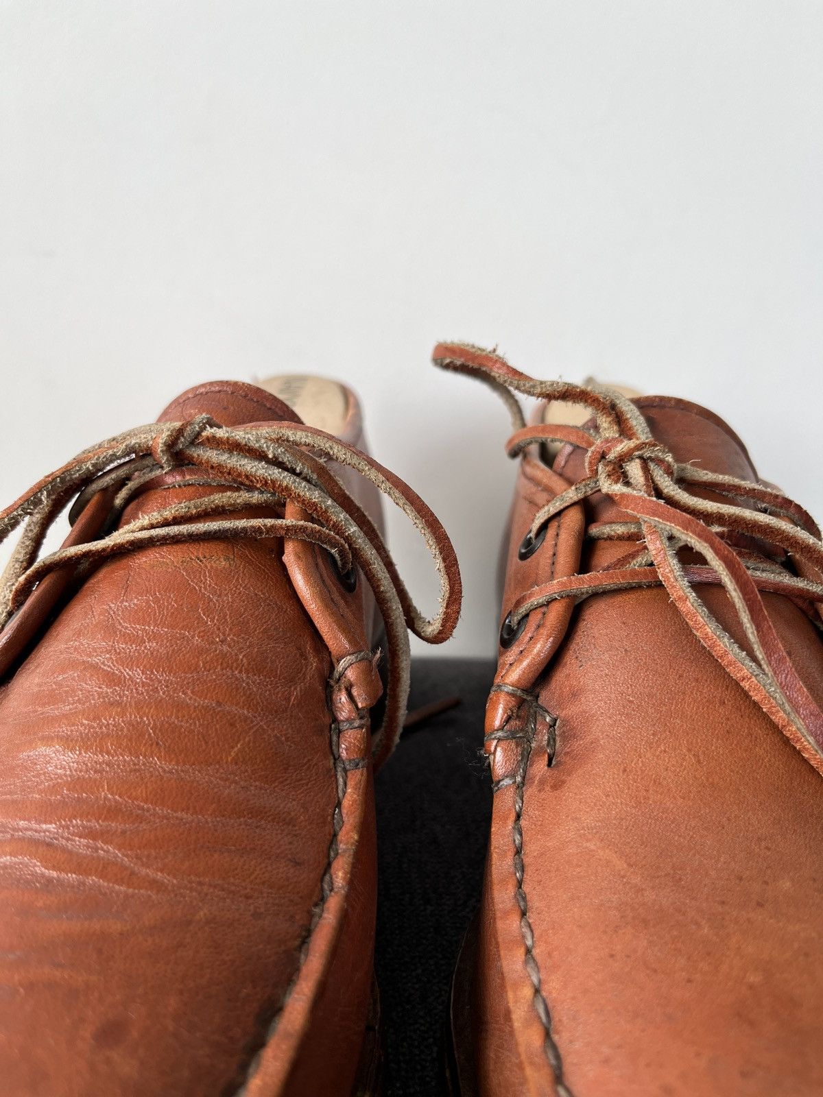 Quoddy Quoddy Handmade Leather Heritage Canoe Moccasins Boots Size US 7 / EU 40 - 18 Thumbnail