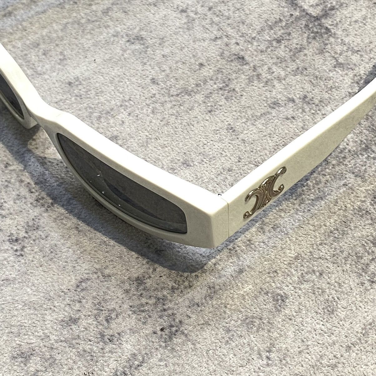 Celine CELINE Triomphe CL40269U Cat Eye Sunglasses WHITE Size ONE SIZE - 5 Thumbnail